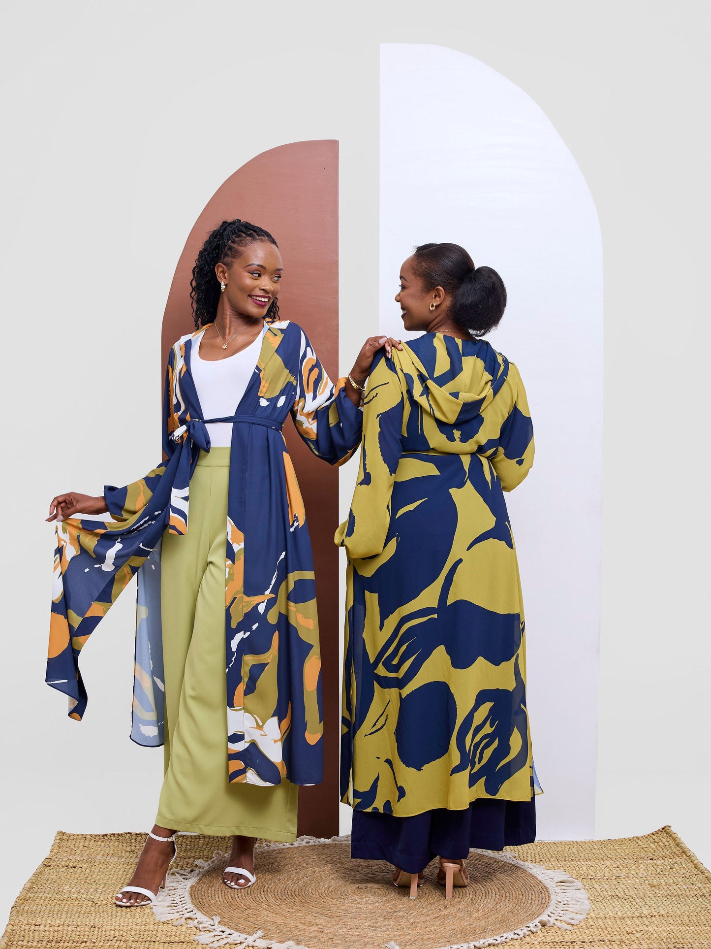 Vivo Kelemi 4.0 Kimono - Lime / Navy Nashe Print