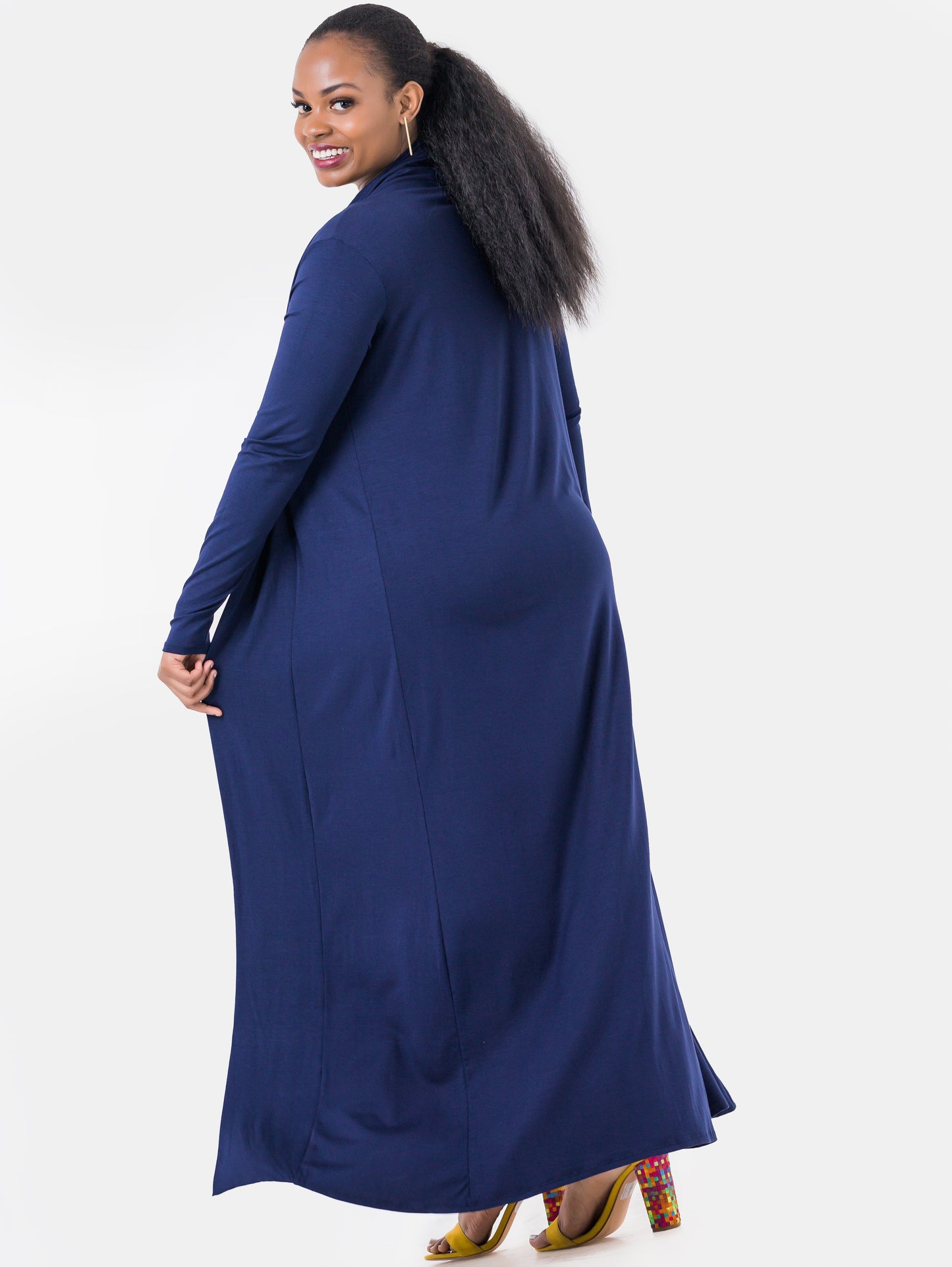 Vivo Basic Extra Long Lily Waterfall - Navy Blue