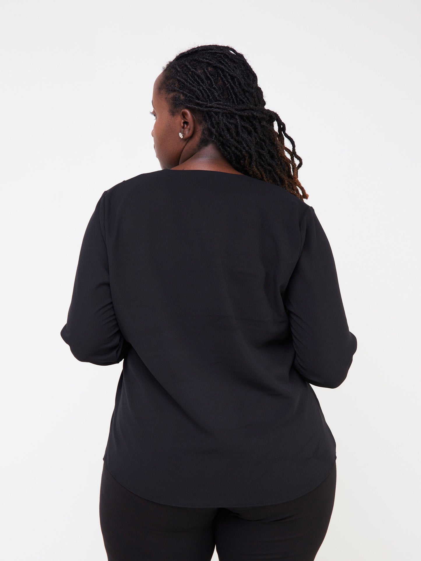 Vivo Nasara Shoulder Cut Out Top - Black