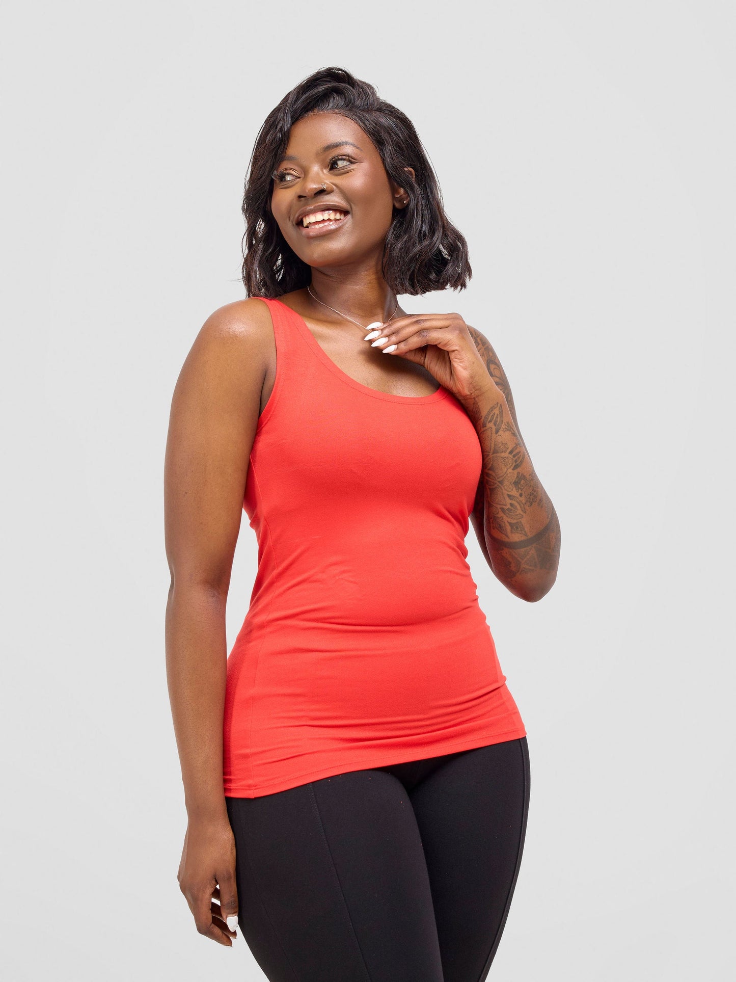 Vivo Basic Tank Top - Rust
