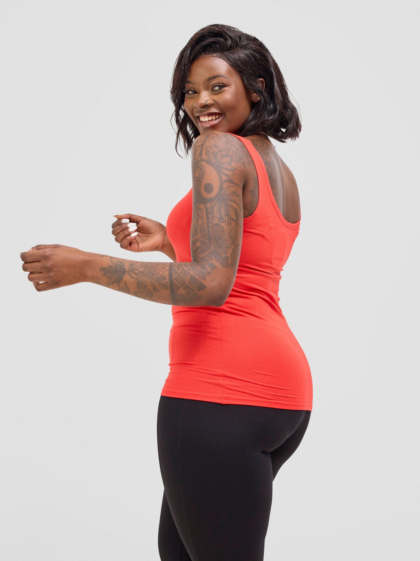 Vivo Basic Tank Top - Rust
