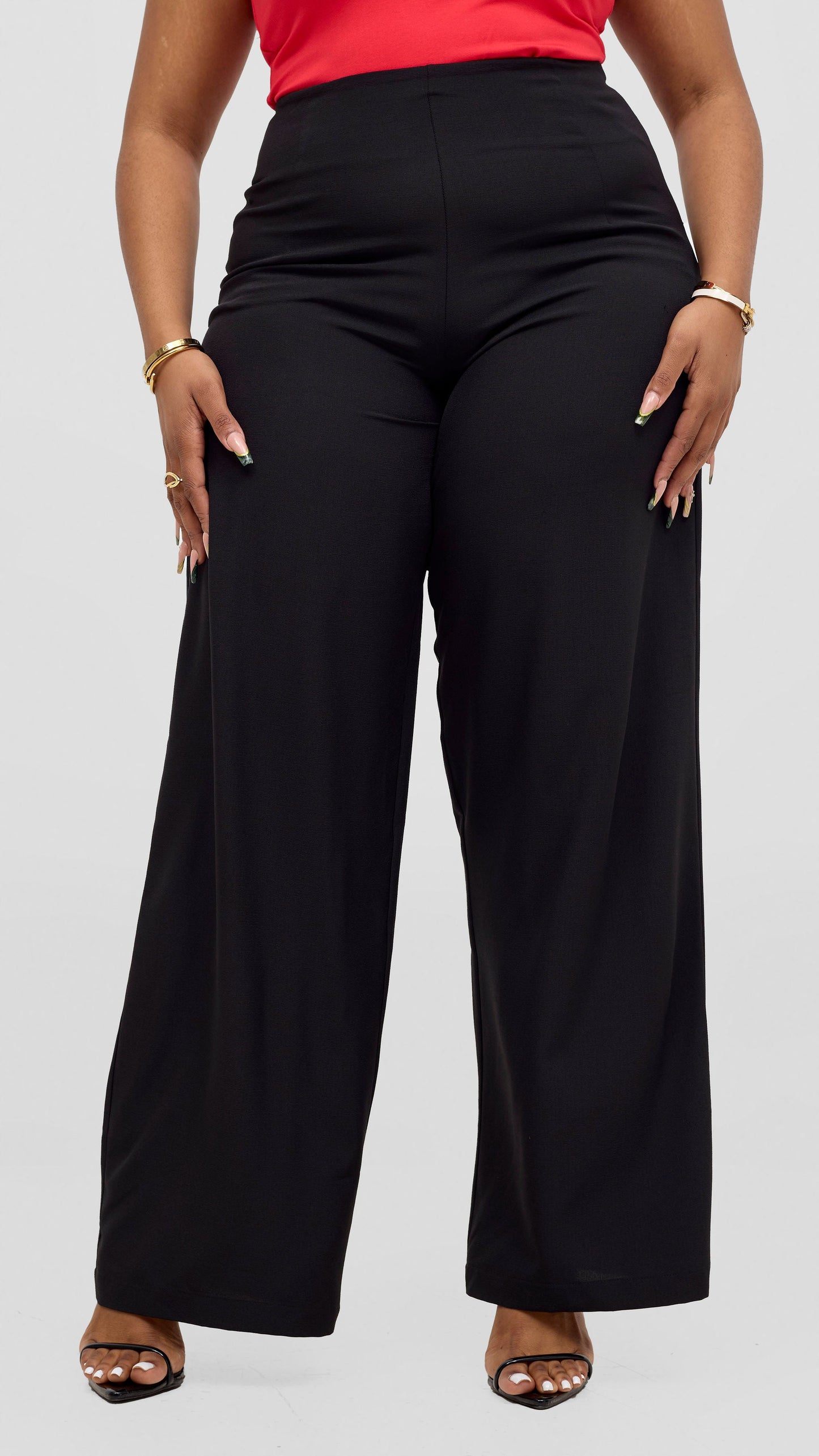 Vivo Kani Wide Leg Pants - Black