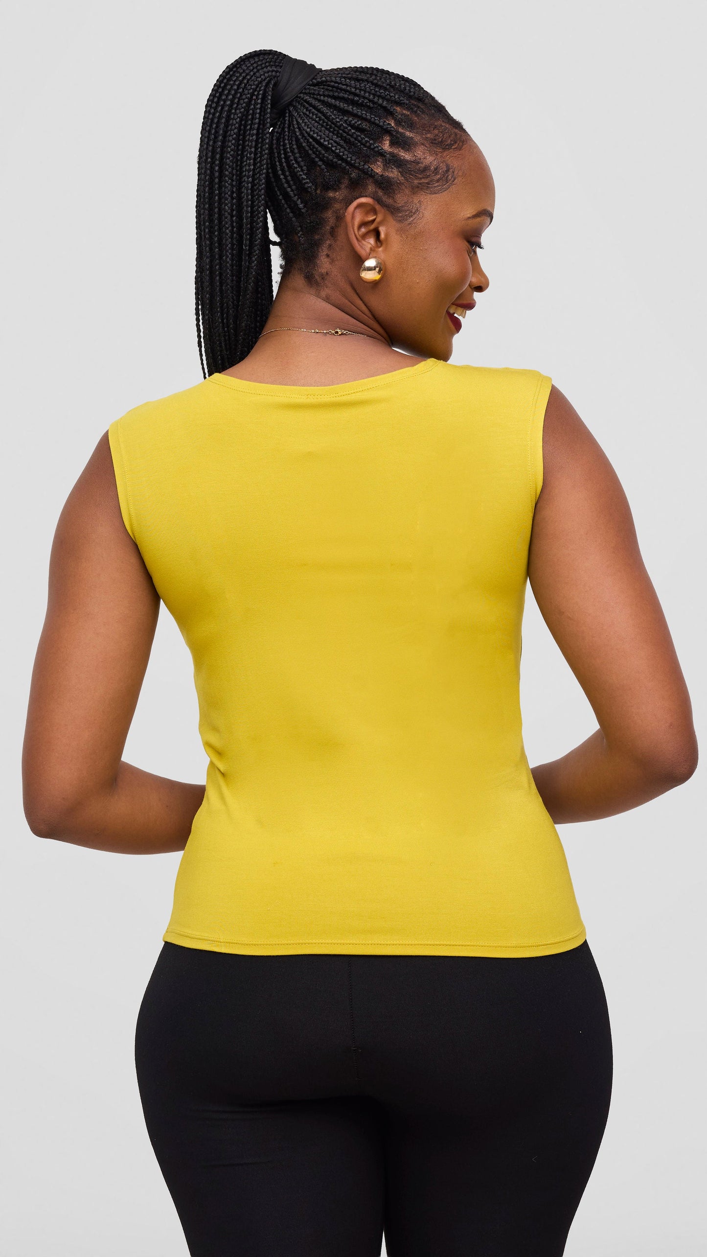 Vivo Jersey Drop Shoulder Top - Olive