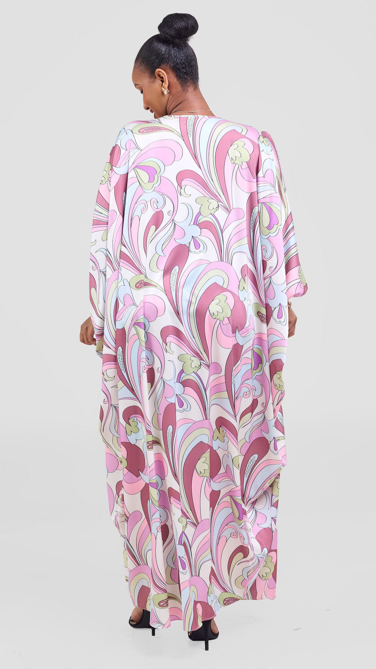 Vivo Lani Maxi Dress - Lilac / Pink Print