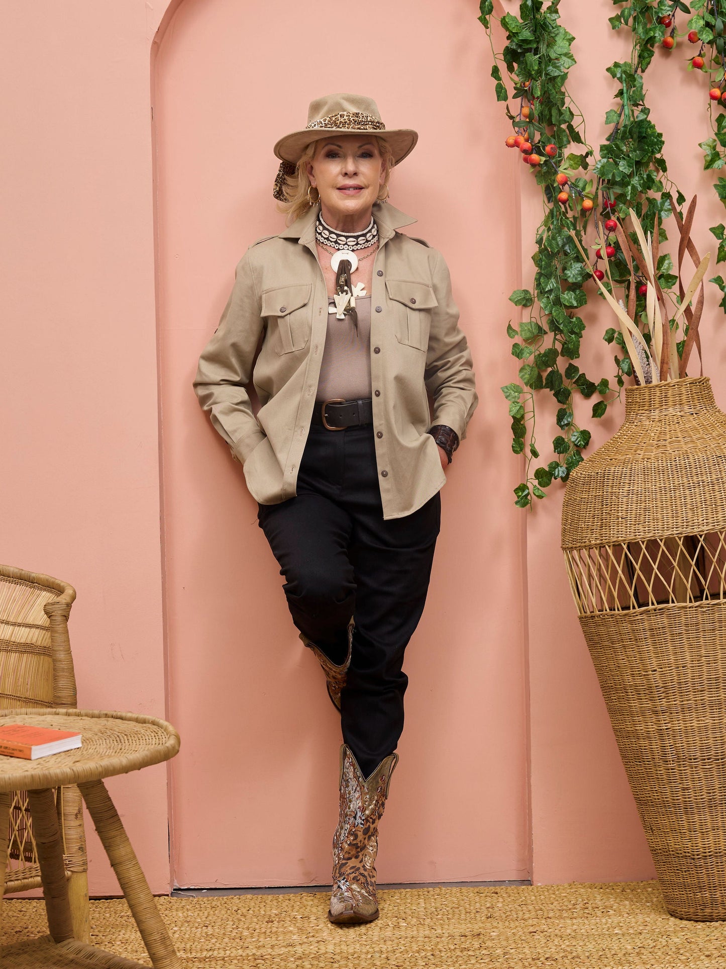 Safari Chui Heavy Shirt - Taupe