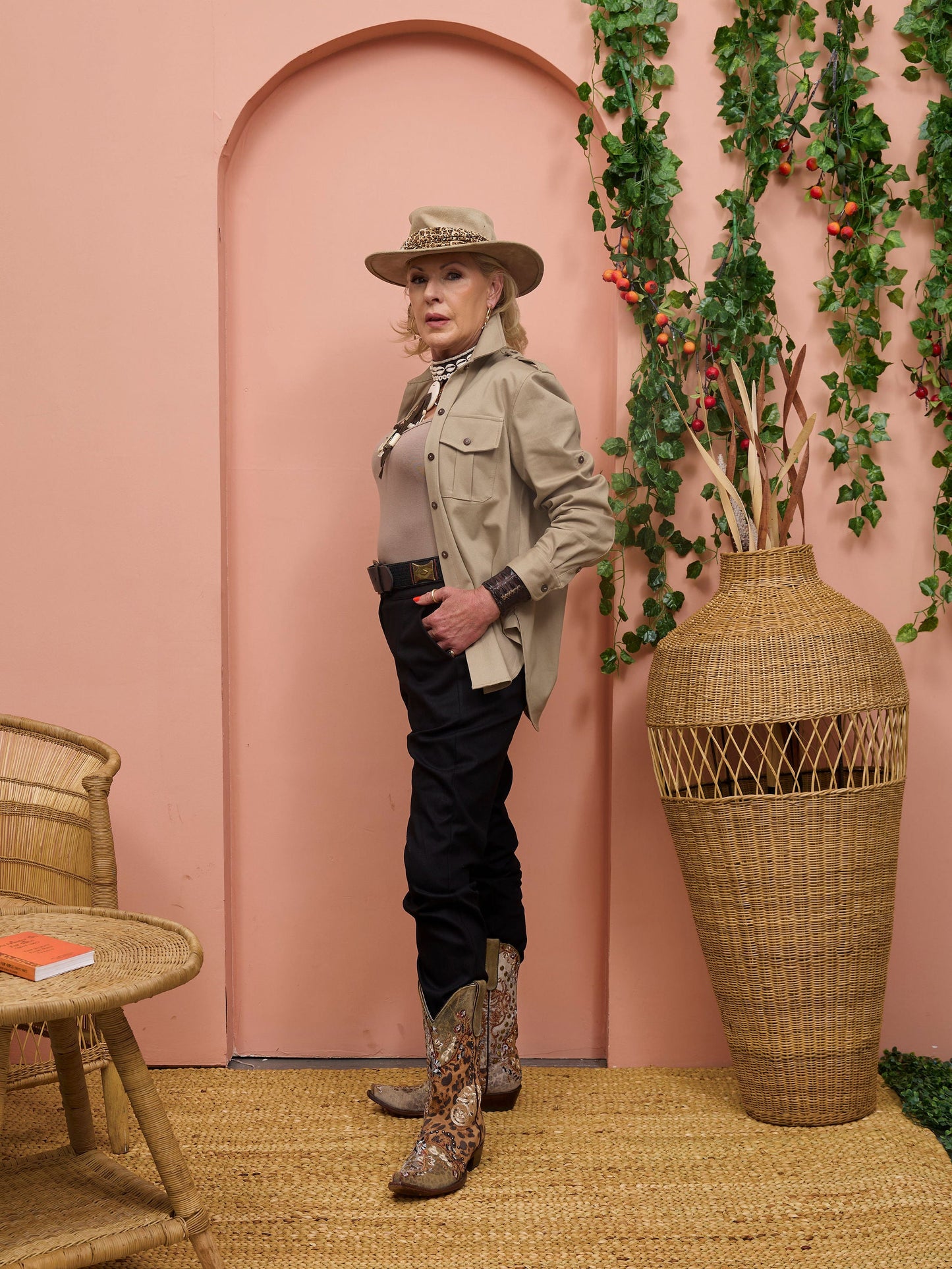 Safari Chui Heavy Shirt - Taupe