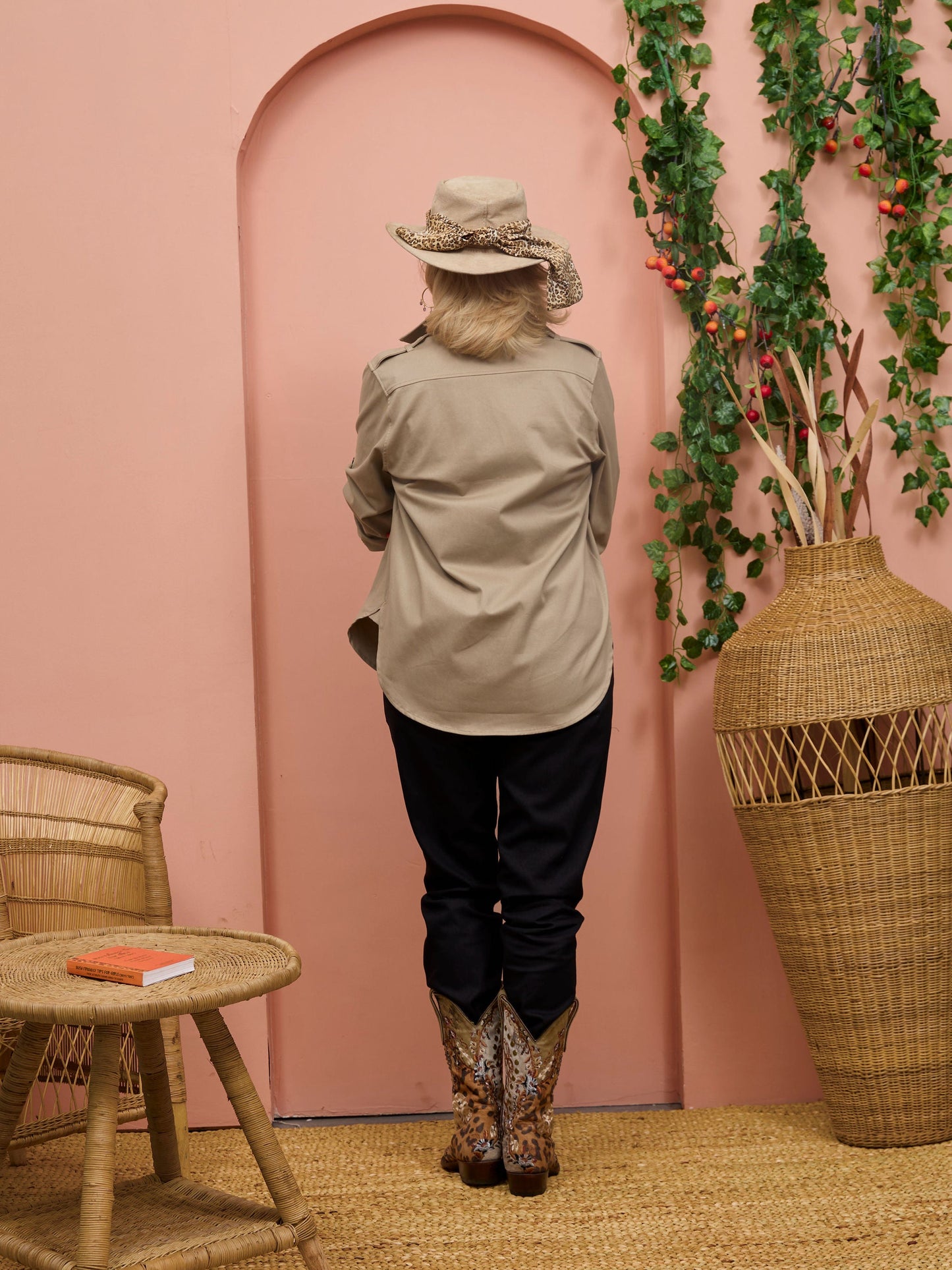 Safari Chui Heavy Shirt - Taupe