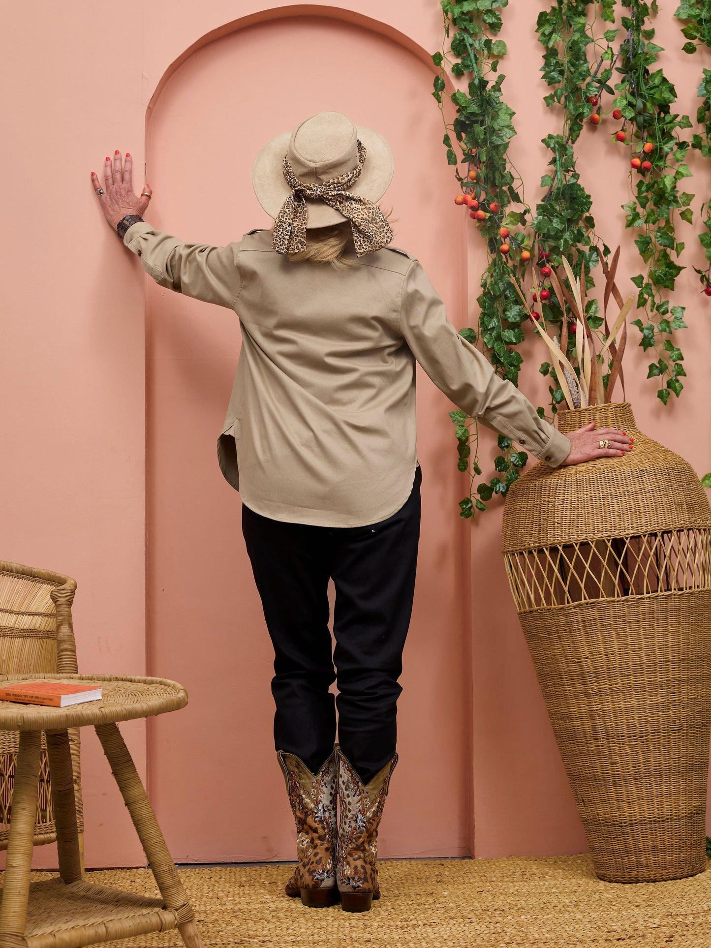 Safari Chui Heavy Shirt - Taupe