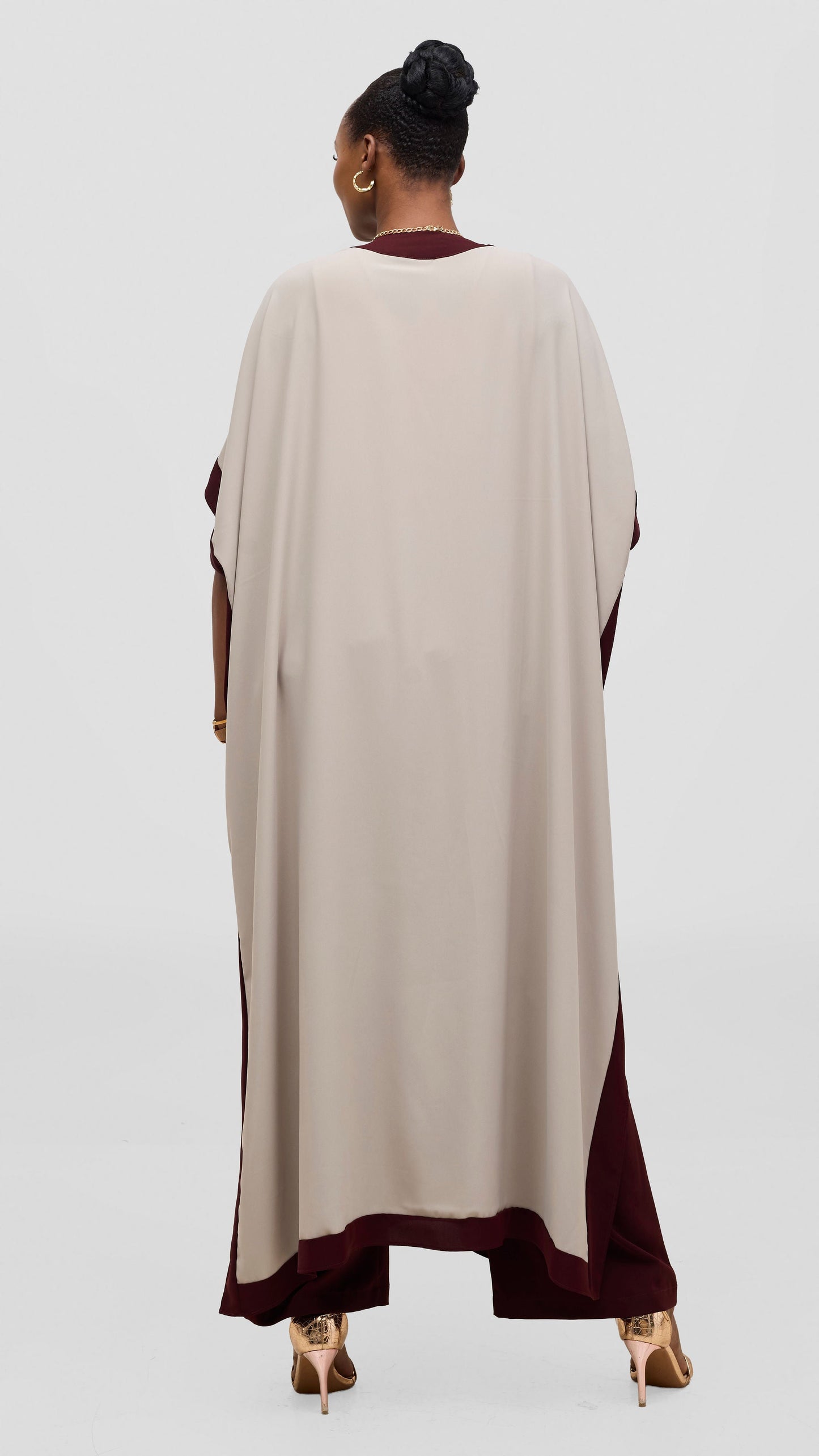 Vivo Liora Maxi Kimono - Light Grey