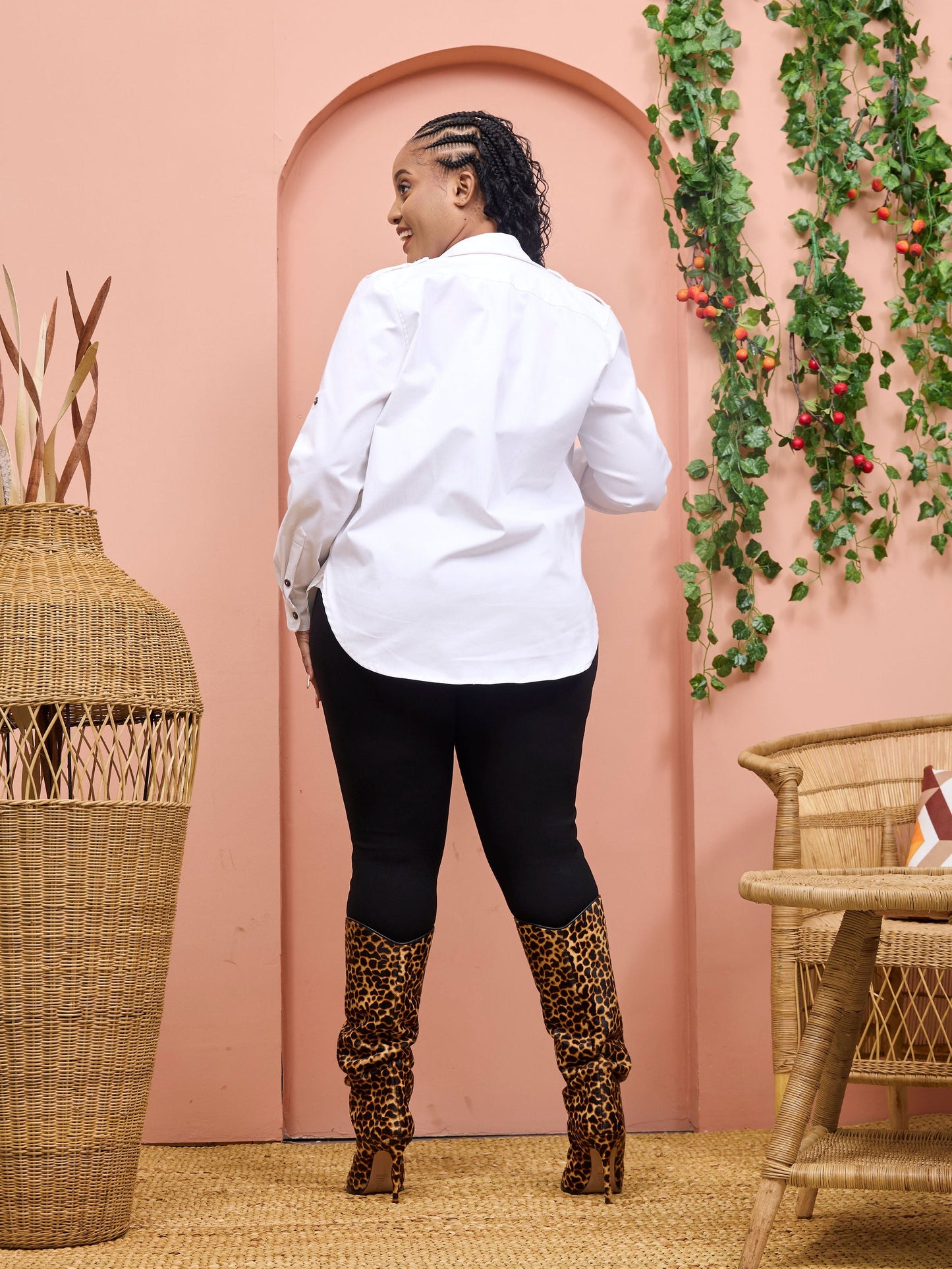 Safari Chui Heavy Shirt - White
