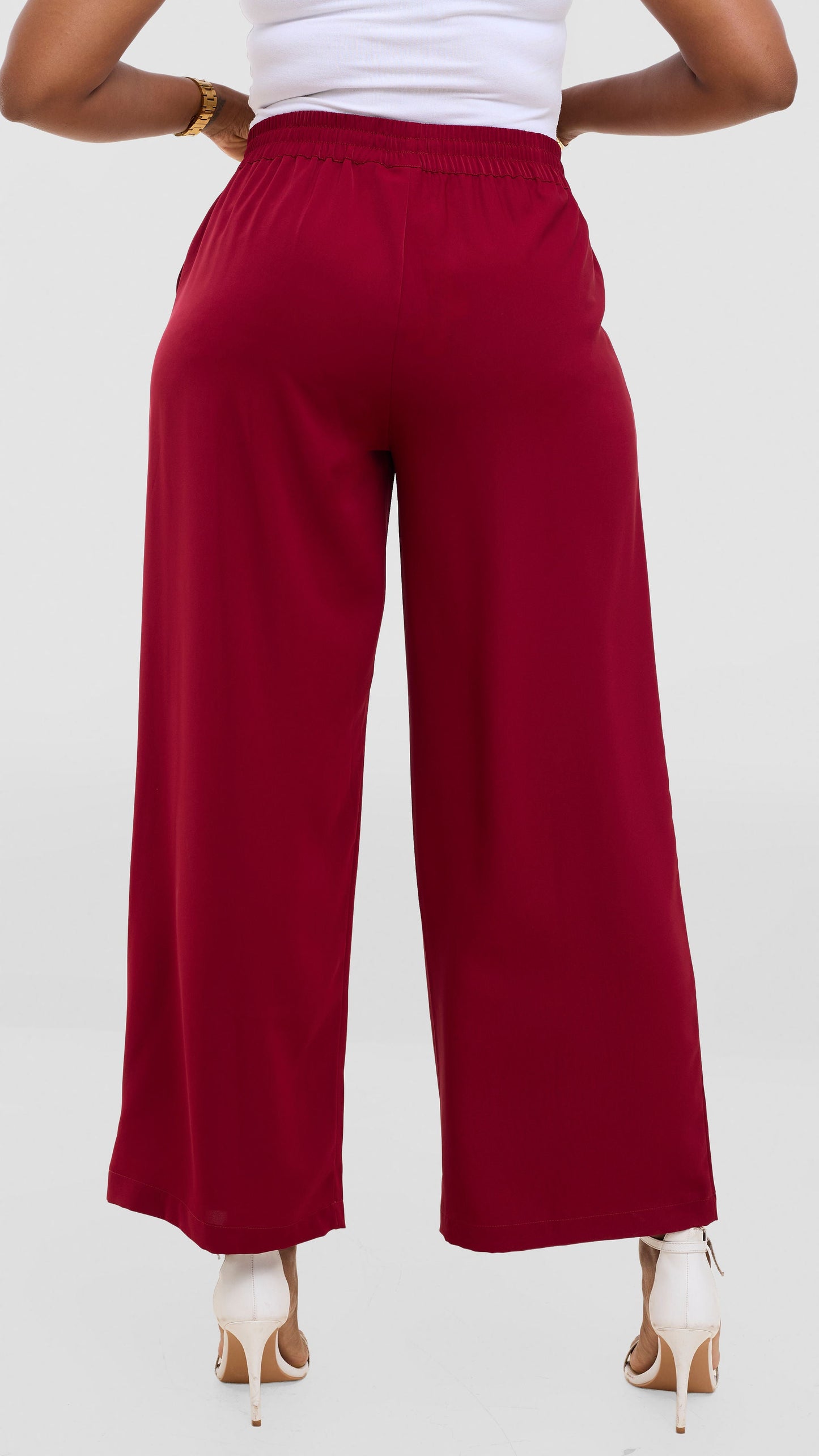 Vivo Wastani Drawstring Pants - Maroon