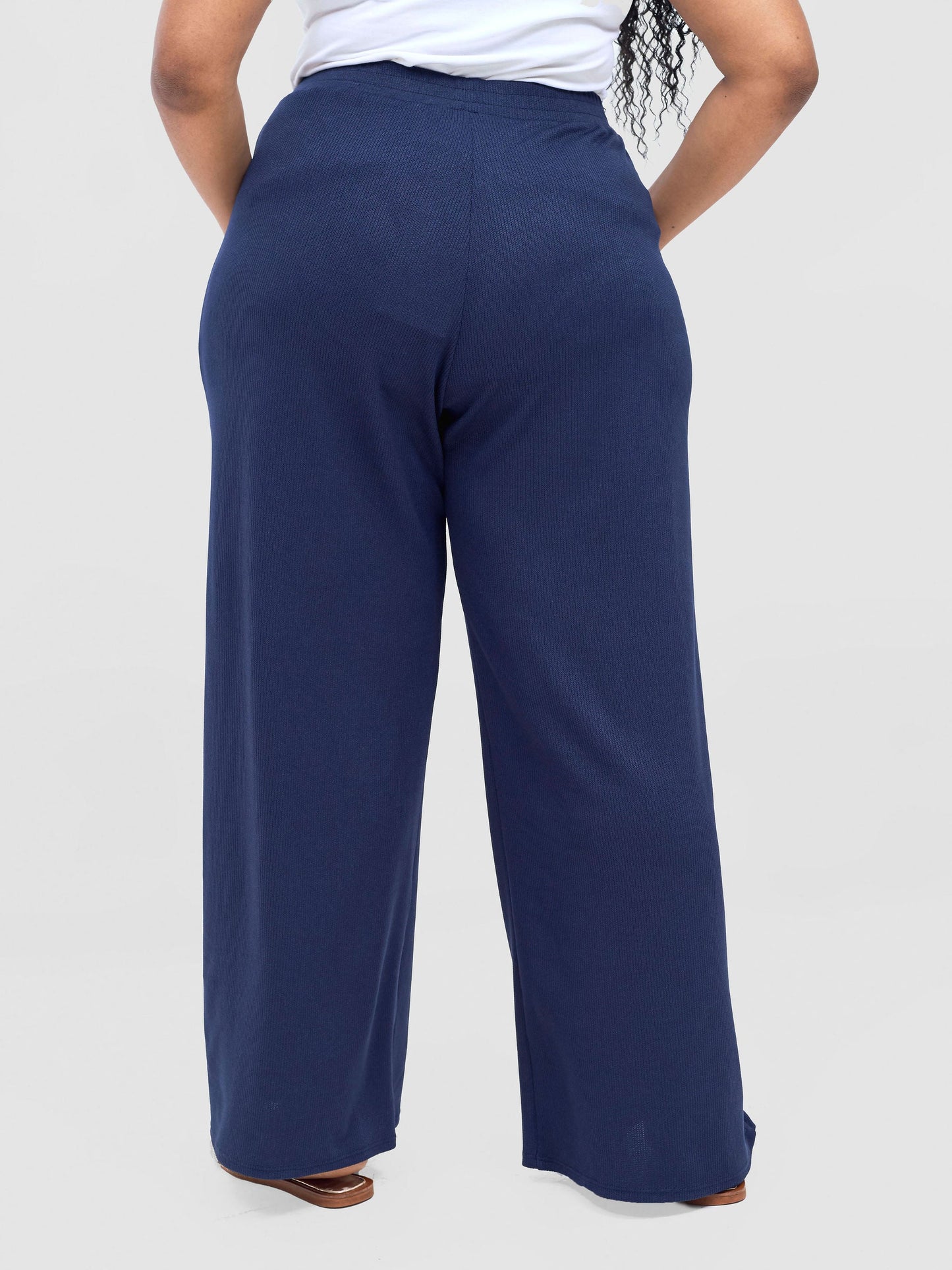 Vivo Rema Straight Leg Pants - Navy