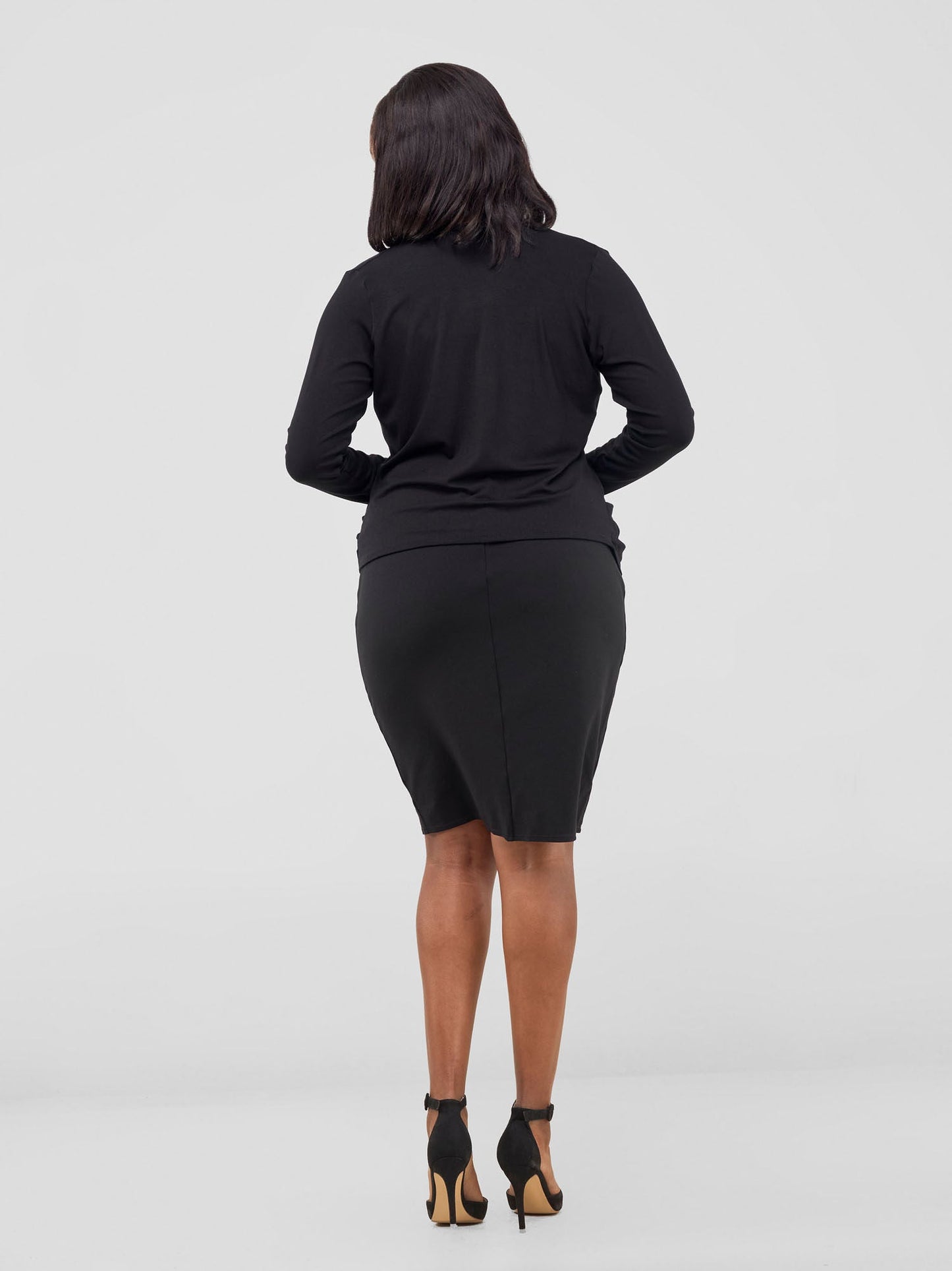 Vivo Basic Sienna Waterfall In Jersey- Black