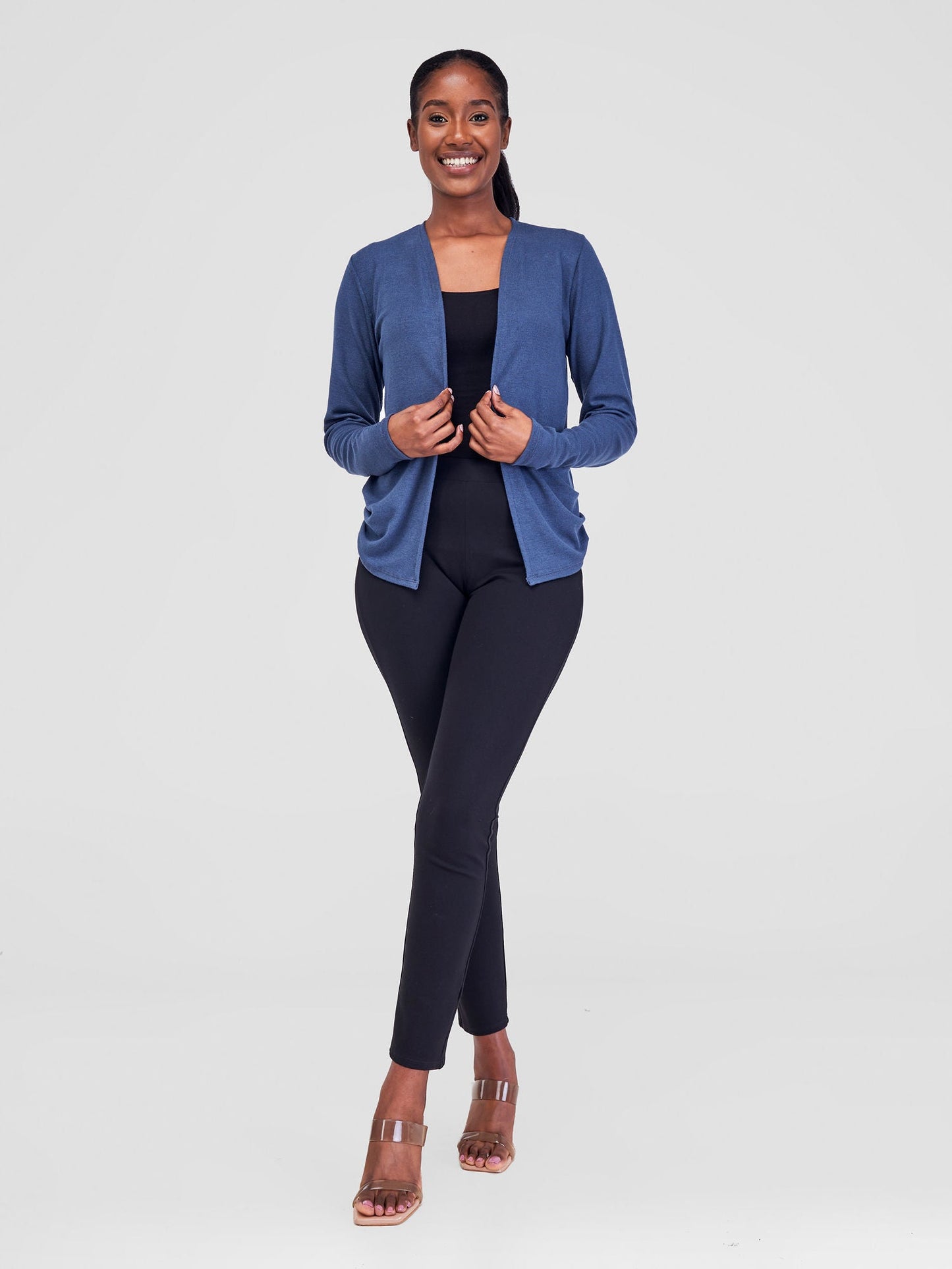 Vivo Short Side Pleat Sweater - Teal