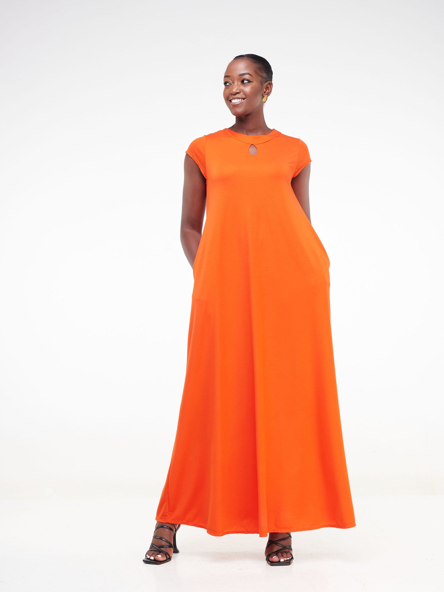 Vivo Sierra Tent Maxi Dress - Orange