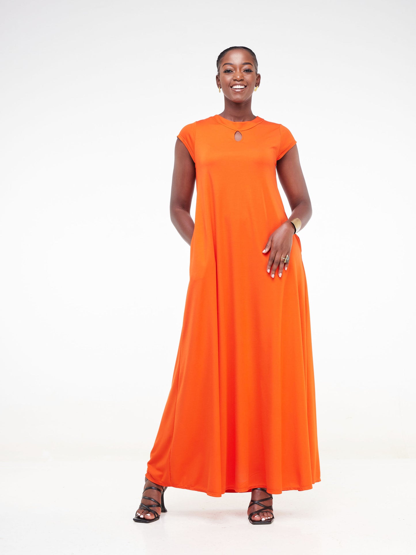 Vivo Sierra Tent Maxi Dress - Orange