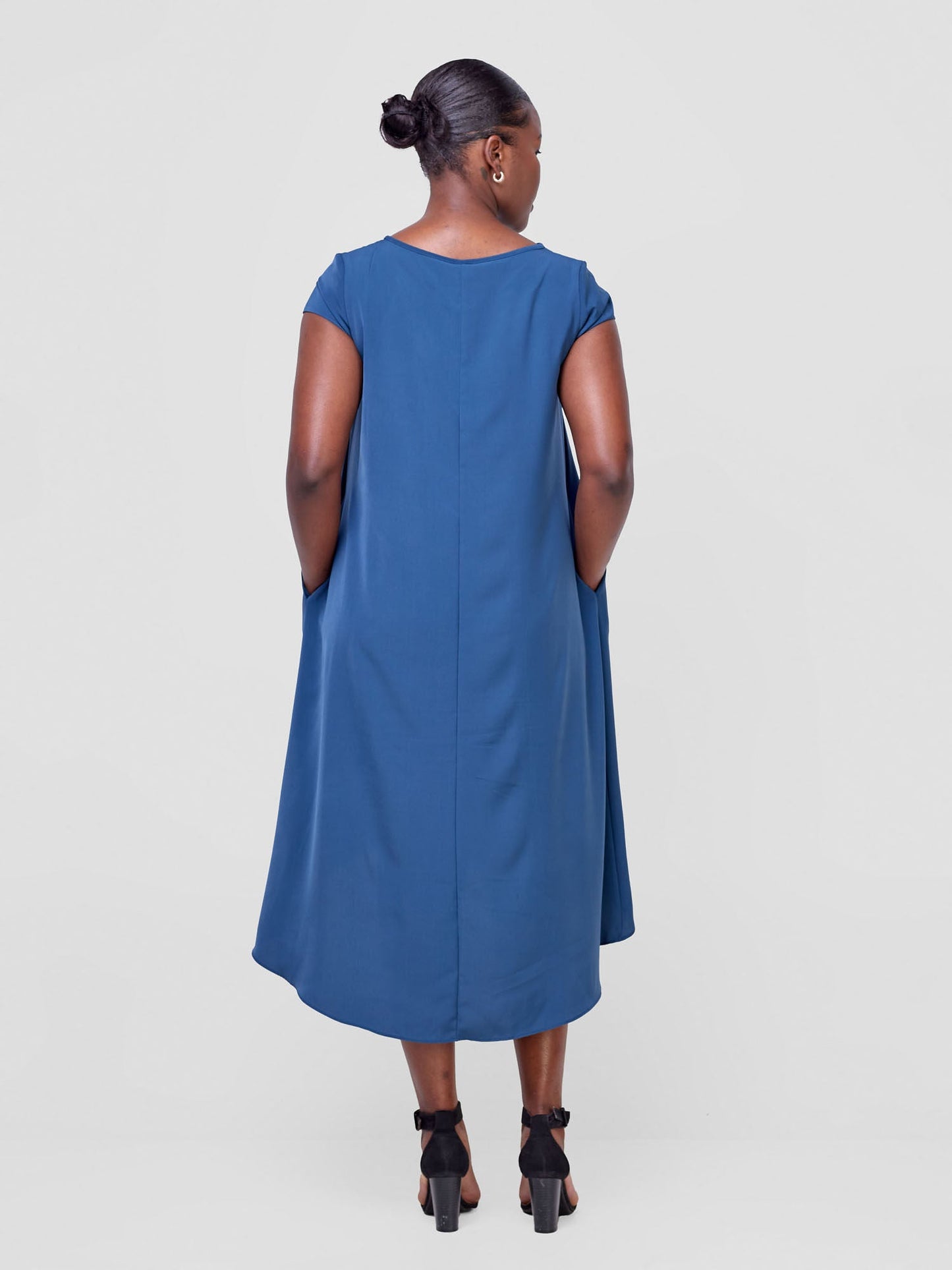 Vivo Jema High Low Tent Dress - Teal