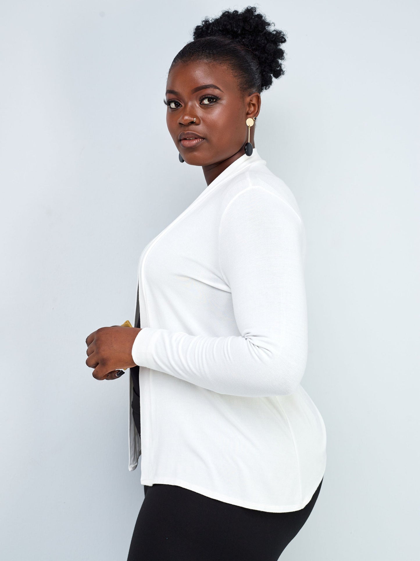 Vivo Basic Leila Short Waterfall - White