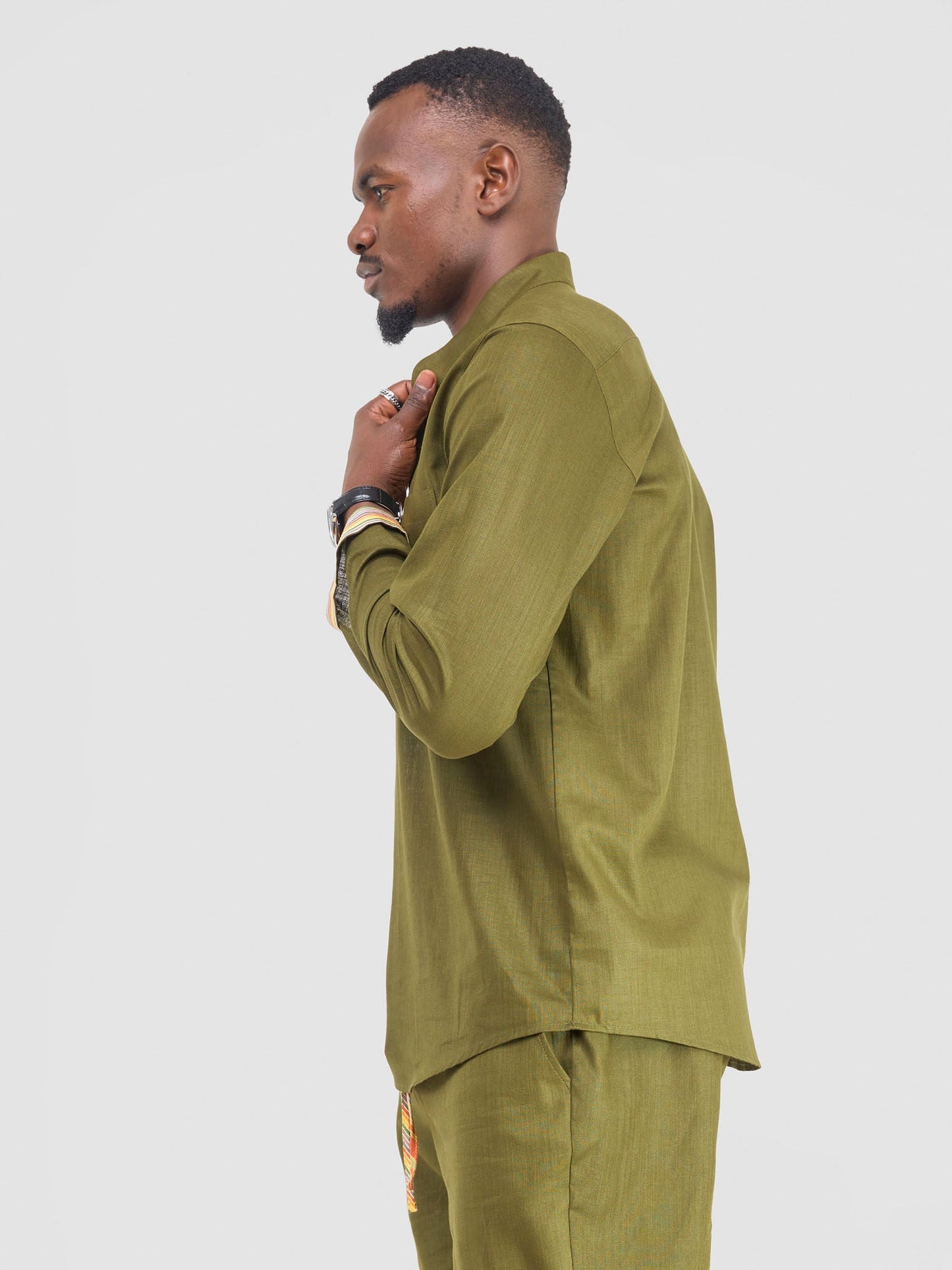 Safari Savannah Men's Half Placket Shirt - Hunters