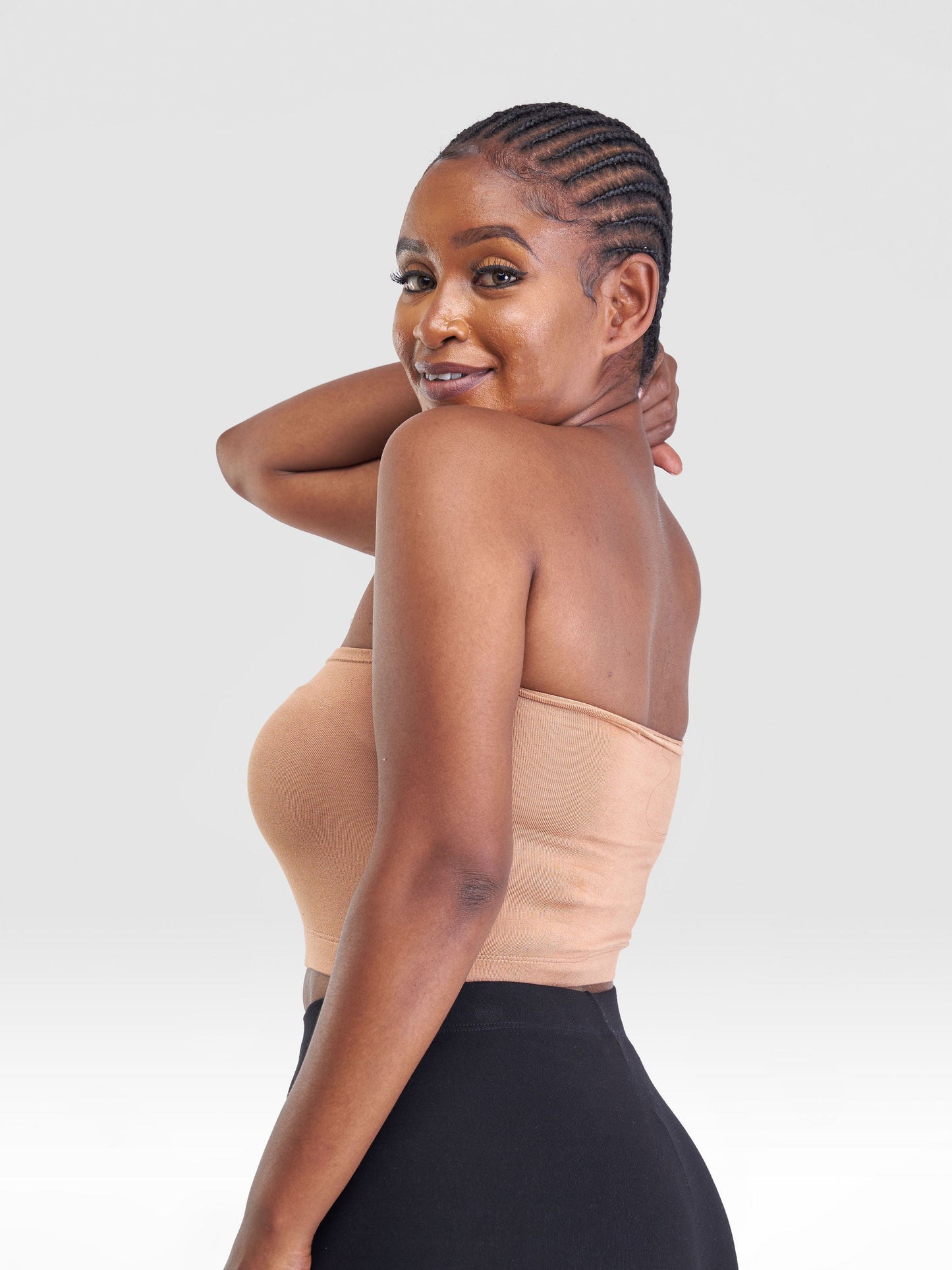 Zoya Basic Jersey Bandeau - Tan