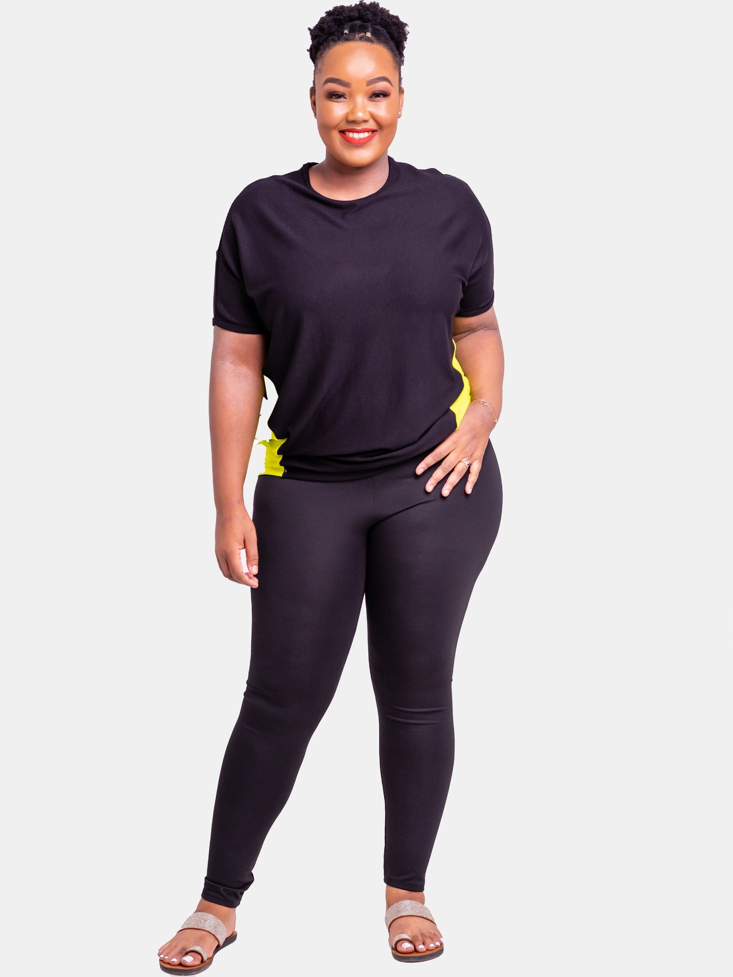 Zoya Capri Leggings - Black - Shop Zetu
