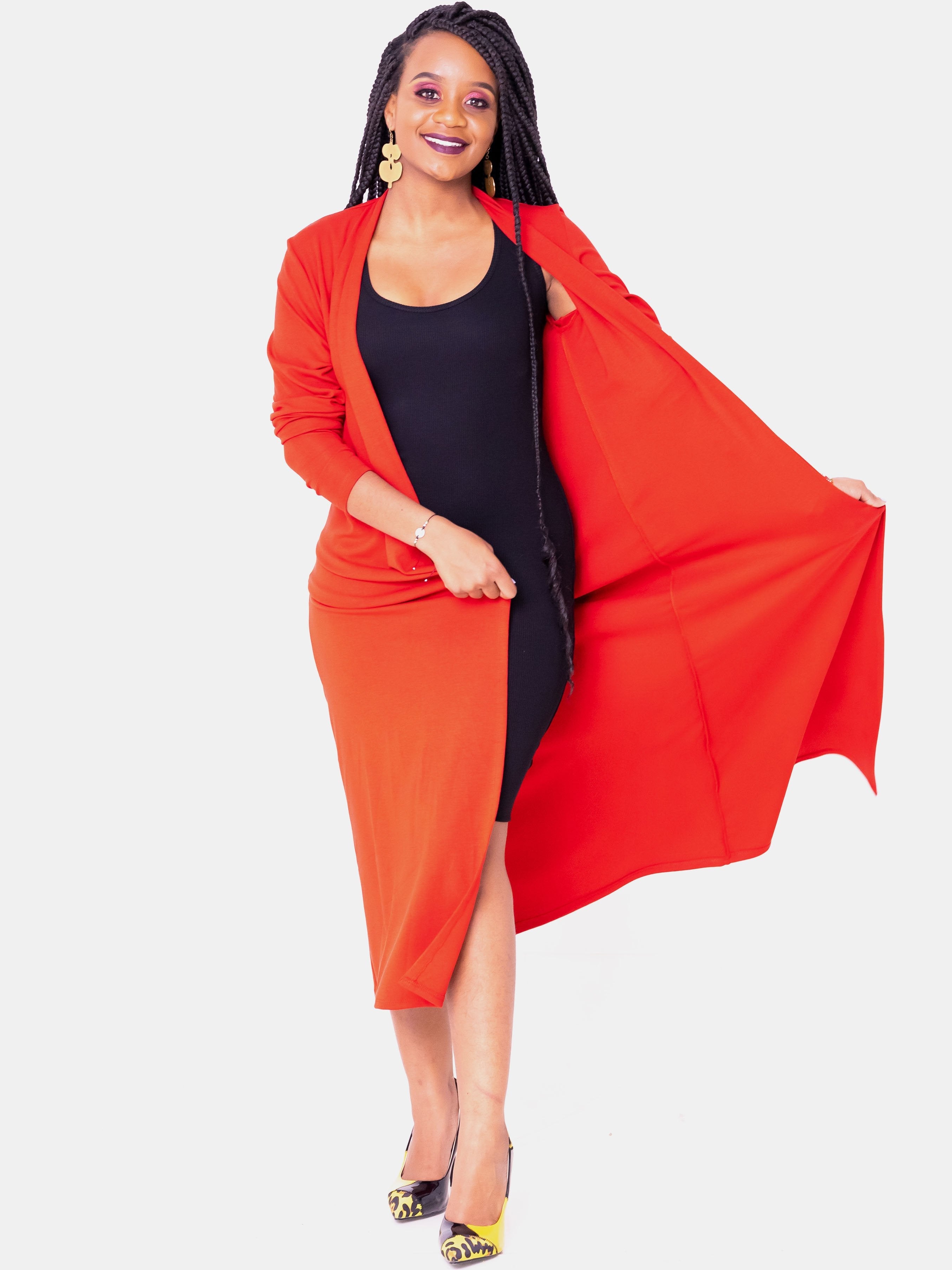Vivo Leila Waterfall - Red - Shop Zetu