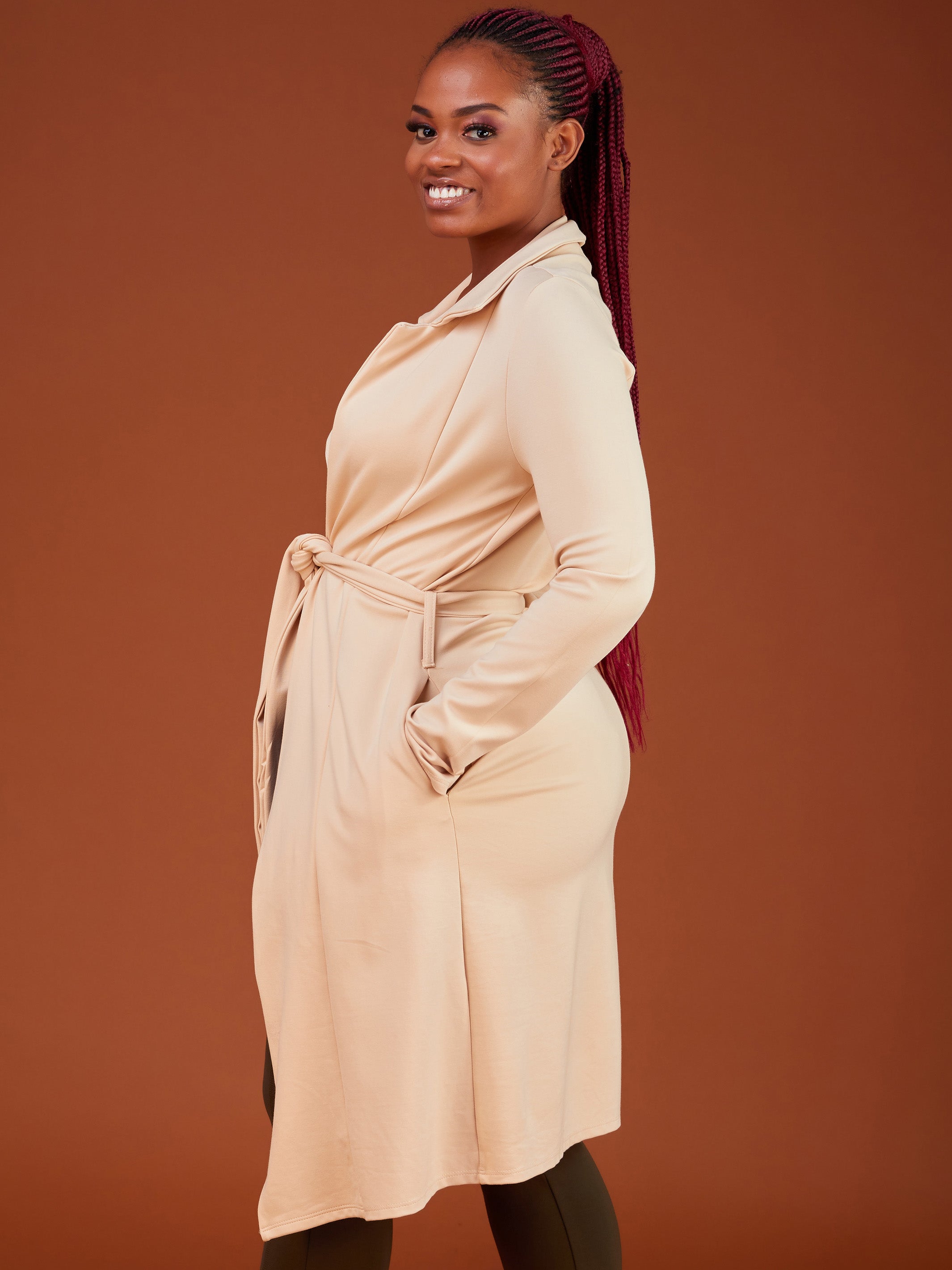 Vivo Basic Trench Coat - Buttermilk