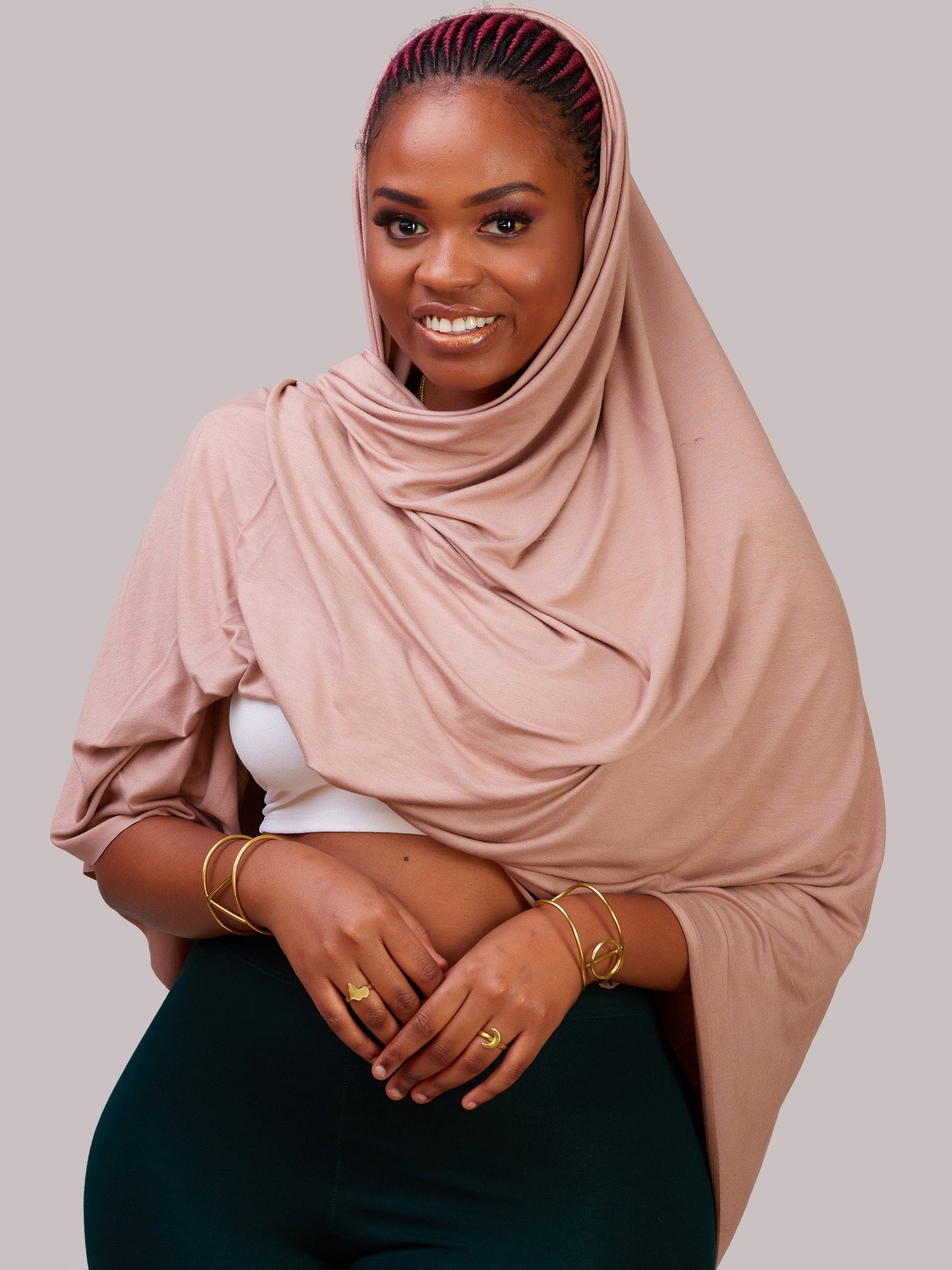 Vivo Basic Hijab Head Wrap - Taupe
