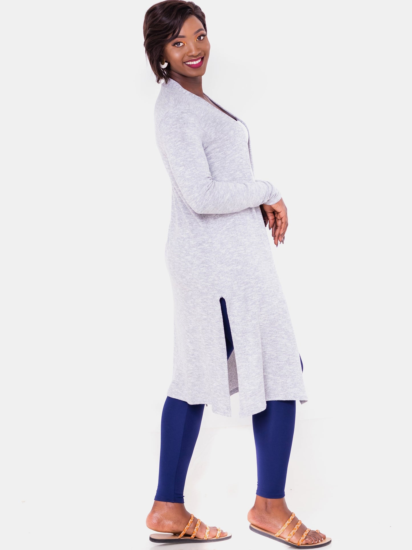 Vivo Basic Sweater Waterfall - Grey