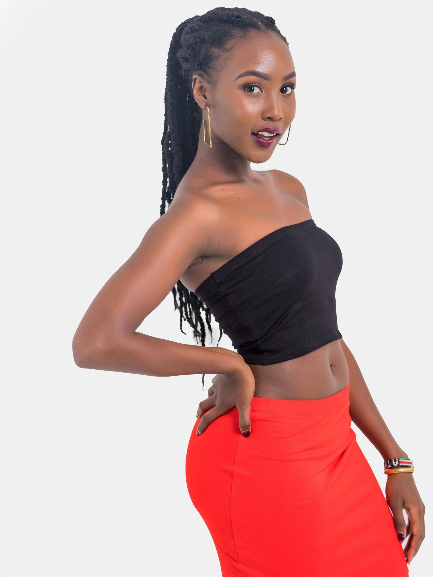 Zetu Jersey Bandeau - Black - Shop Zetu