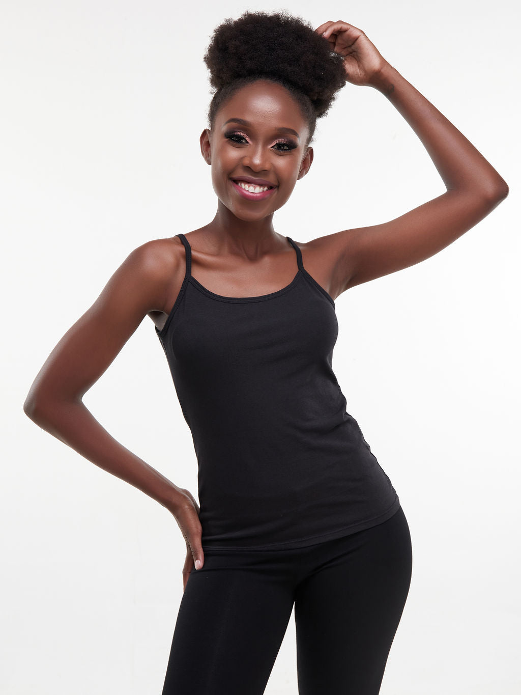 Zoya Chill Spaghetti Strap Tank Top - Black