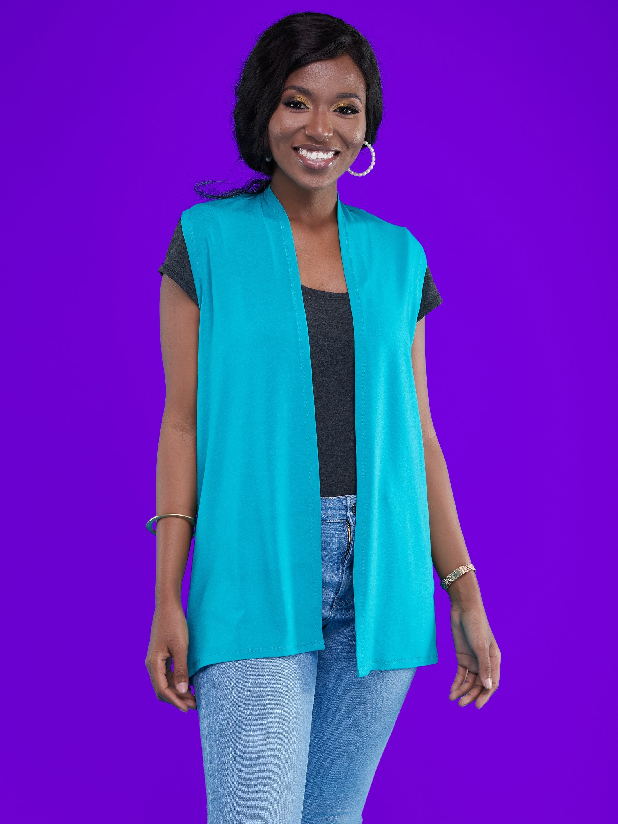 Vivo Basic Sleeveless Jersey Waterfall - Sea Green