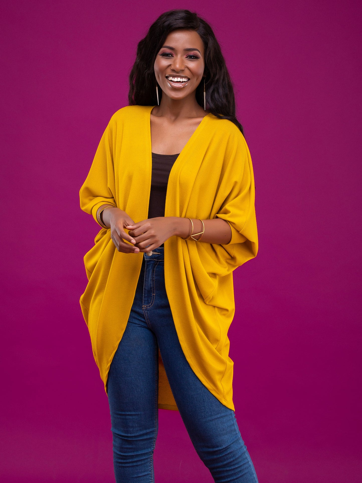 Vivo Mini Butterfly Sweater - Mustard