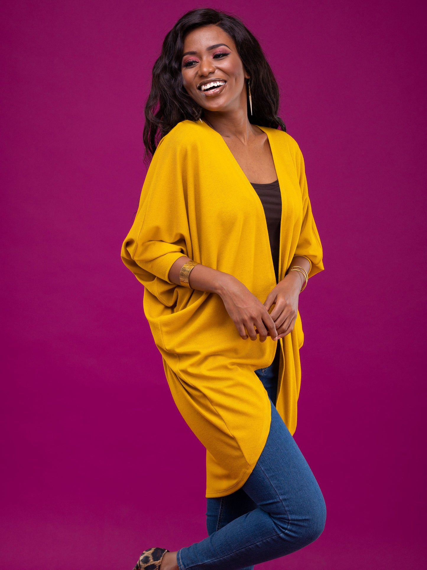 Vivo Mini Butterfly Sweater - Mustard