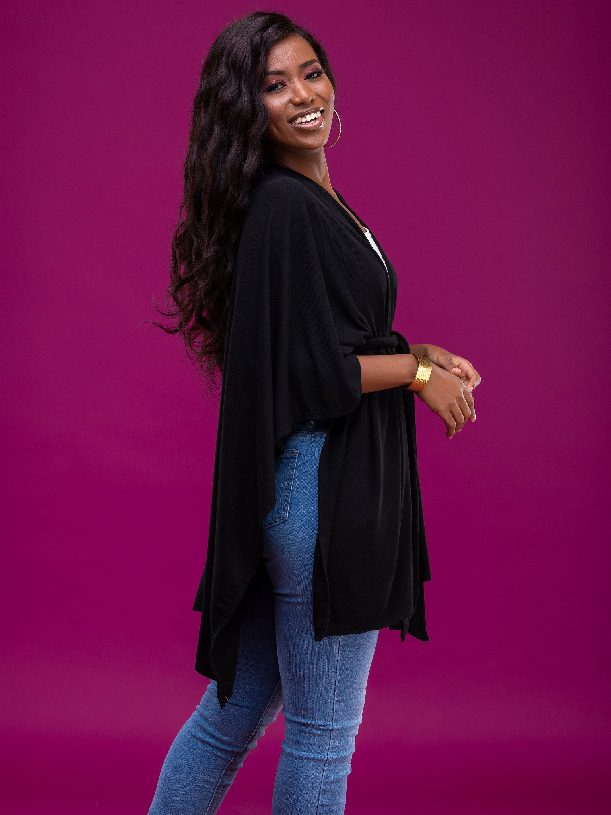 Vivo Rosie Shawl - Black