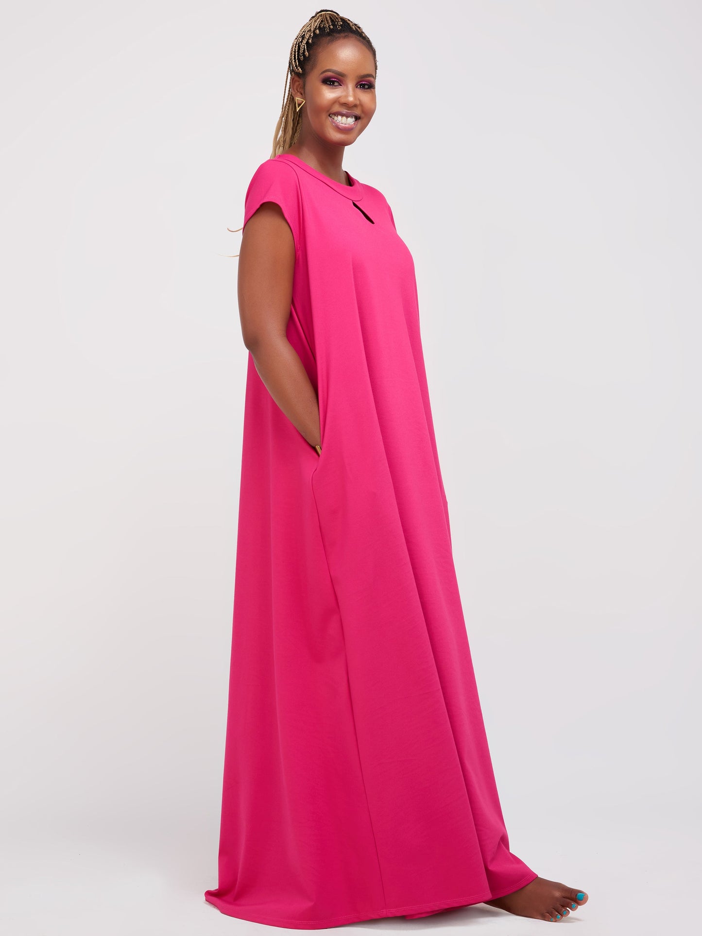 Vivo Sierra Tent Maxi Dress - Pink