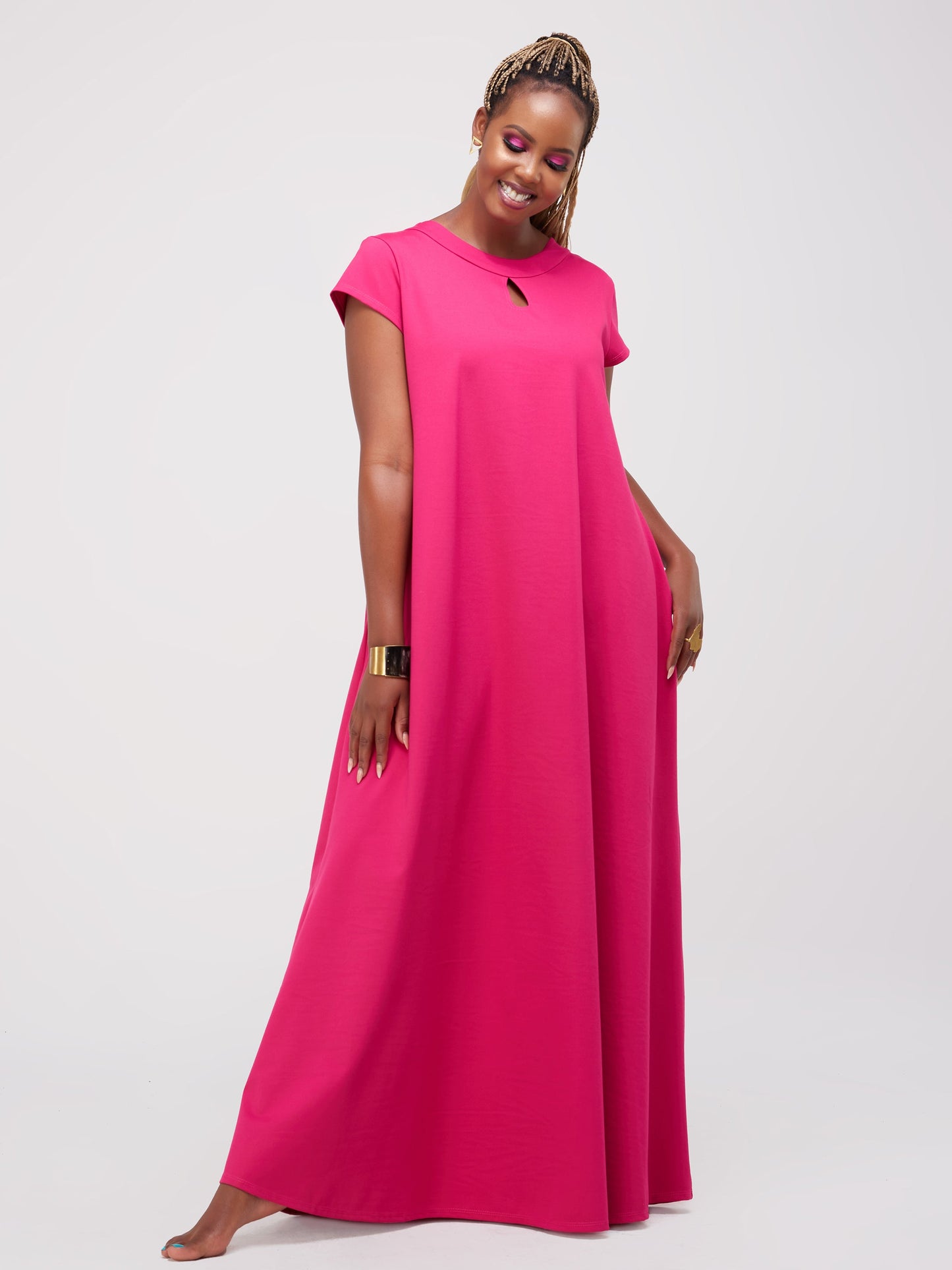 Vivo Sierra Tent Maxi Dress - Pink