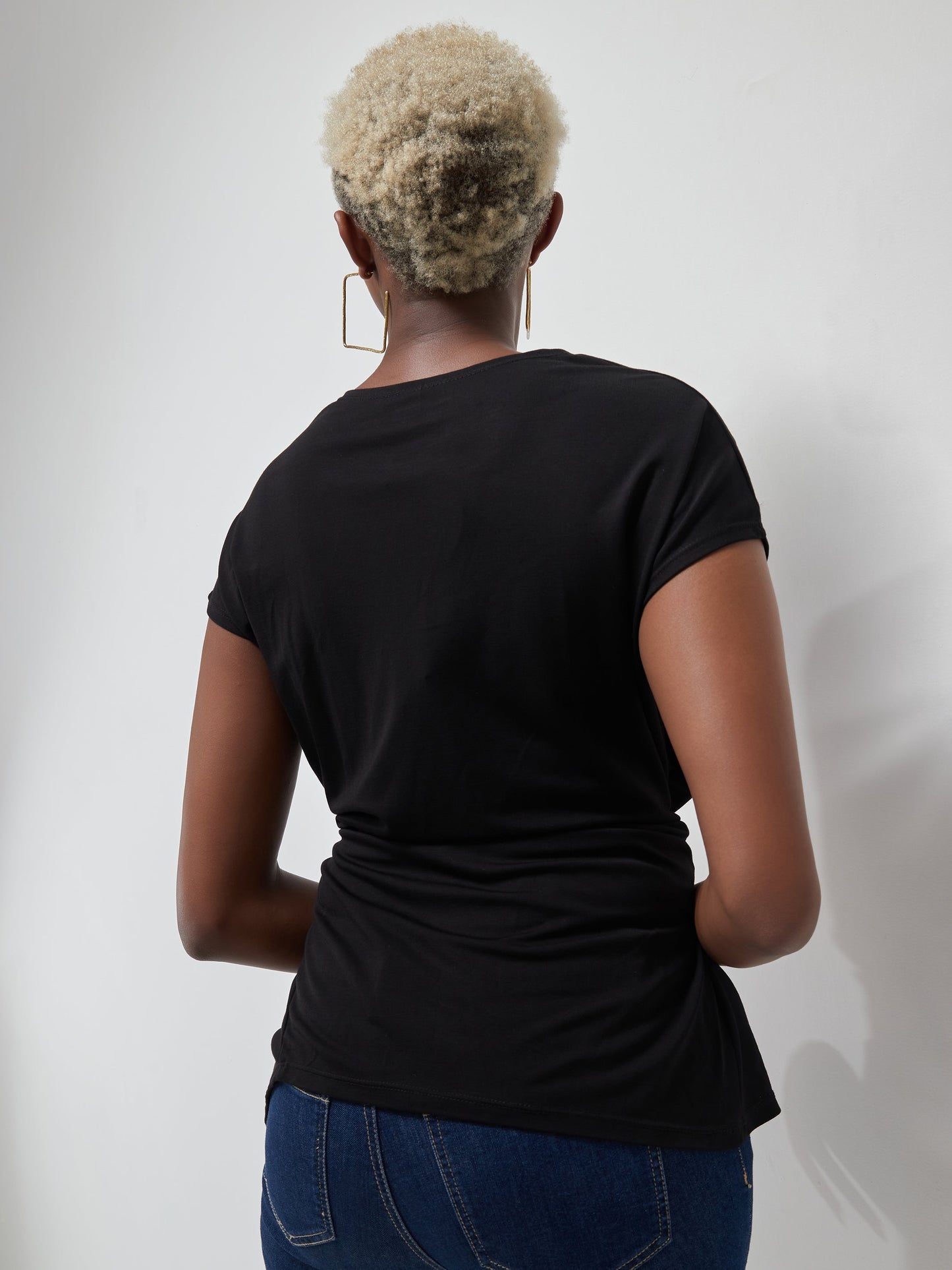 Vivo Waridi Asymmetric Top - Black