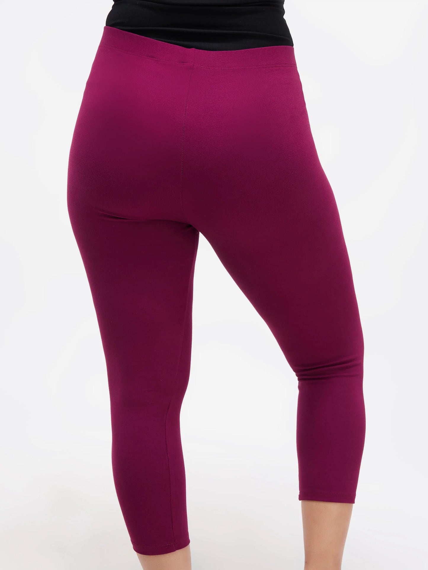 Zoya Capri Leggings - Burgundy