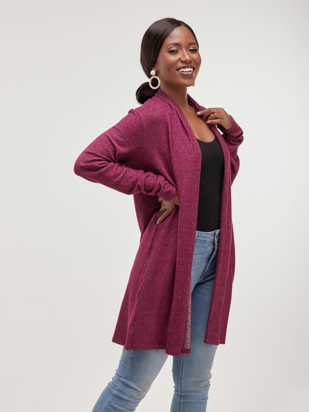 Vivo Neo May Sweater -Burgundy