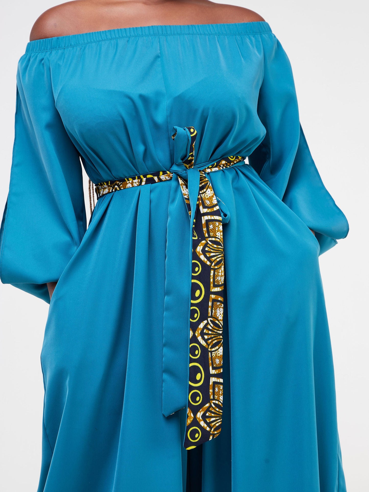 Vivo Yumi Off Shoulder Jumpsuit - Teal