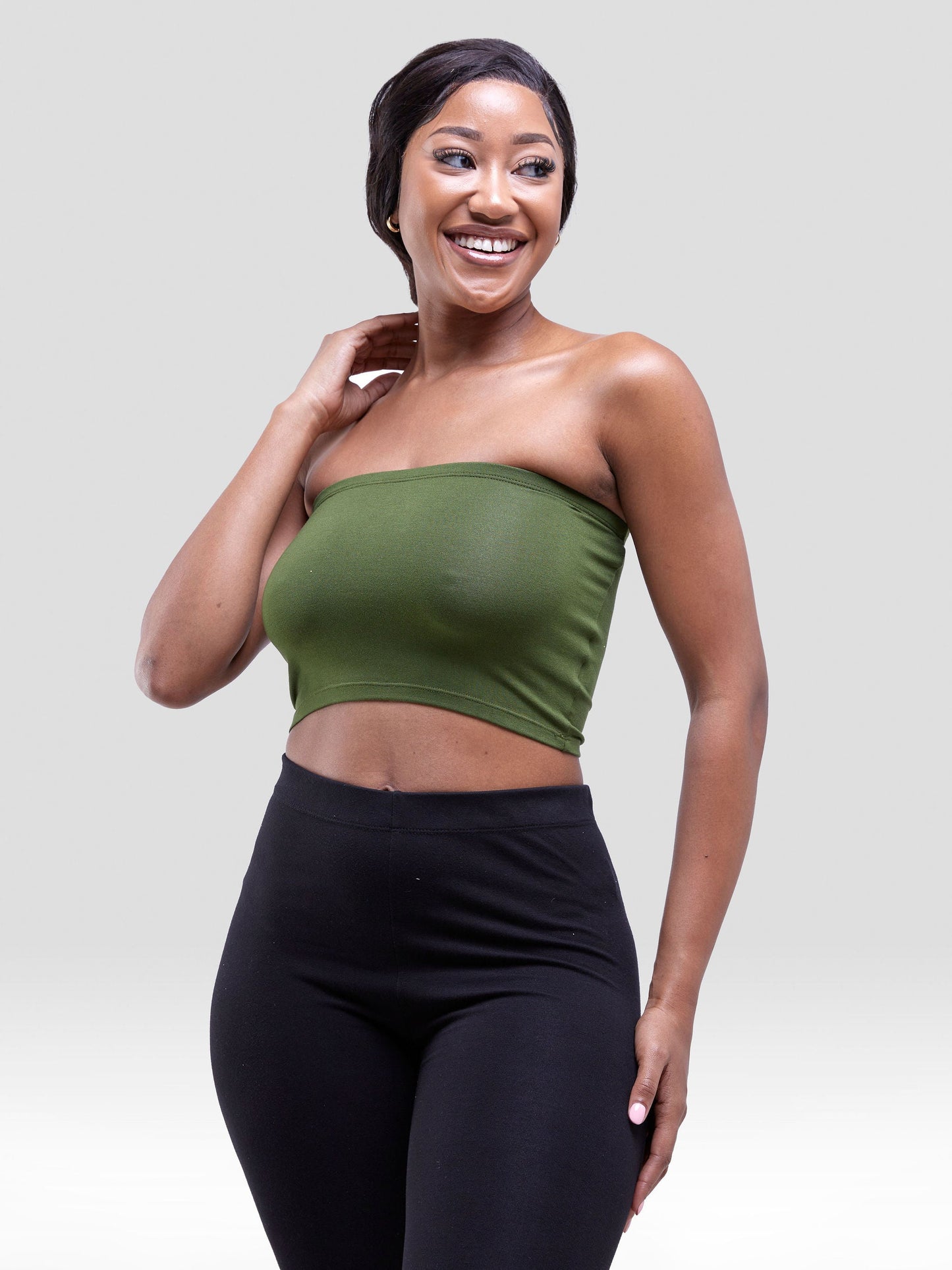 Zoya Basic Jersey Bandeau - Hunters Green
