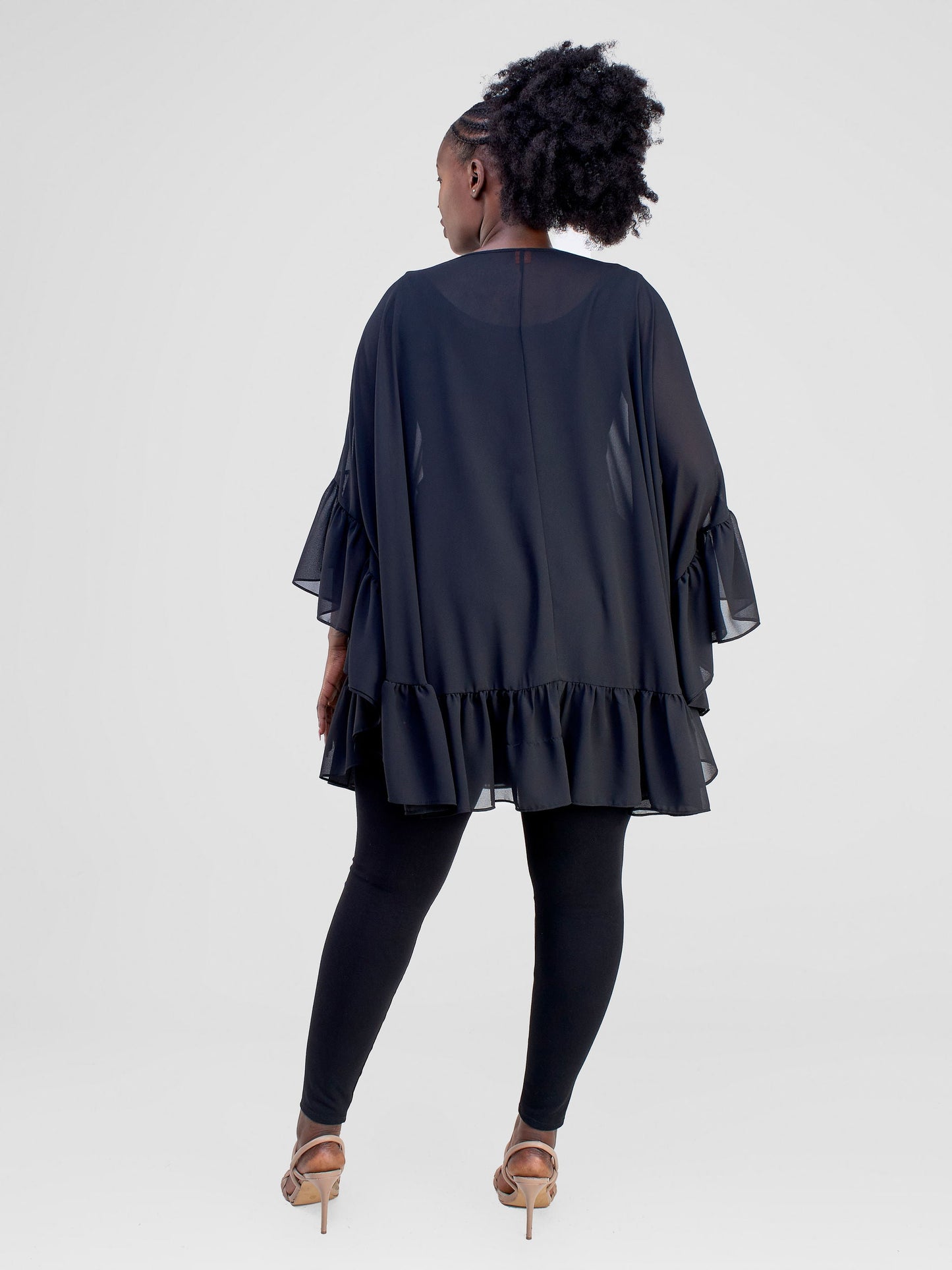 Vivo Malindi Tunic Top - Black