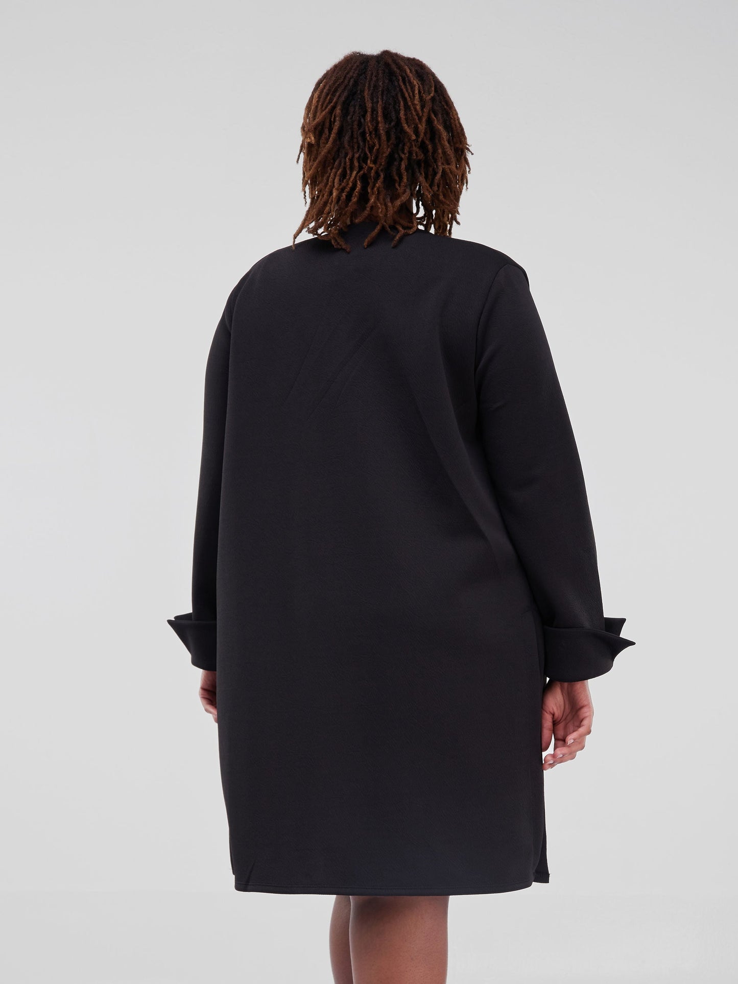 Vivo Hema Long Sleeve Overcoat - Black