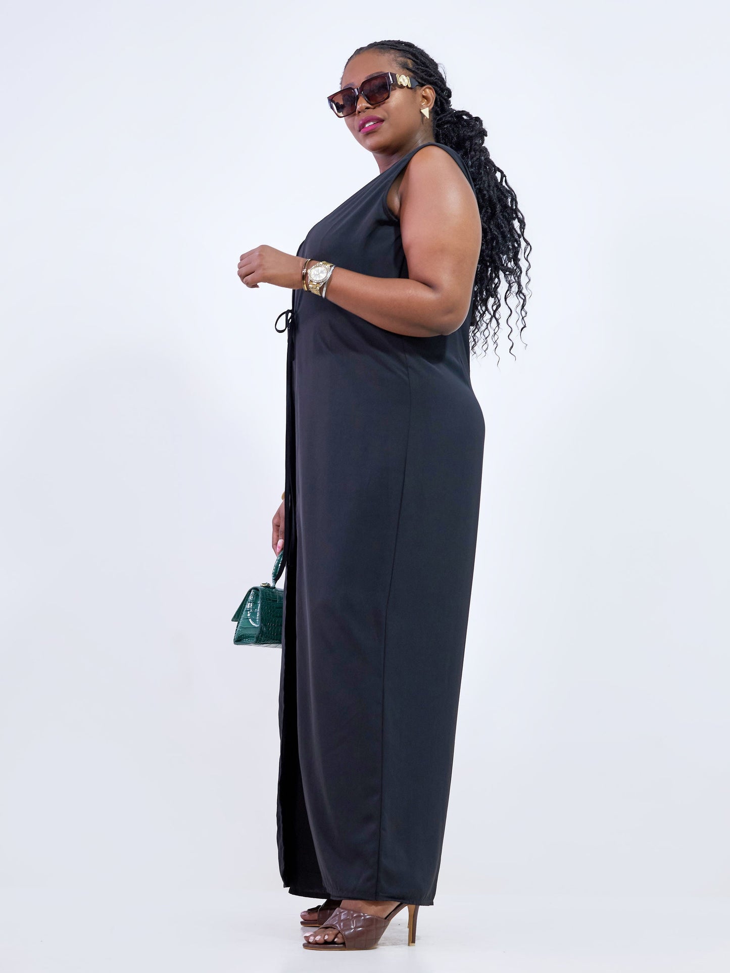 Vivo Dali Panel Jumpsuit - Black