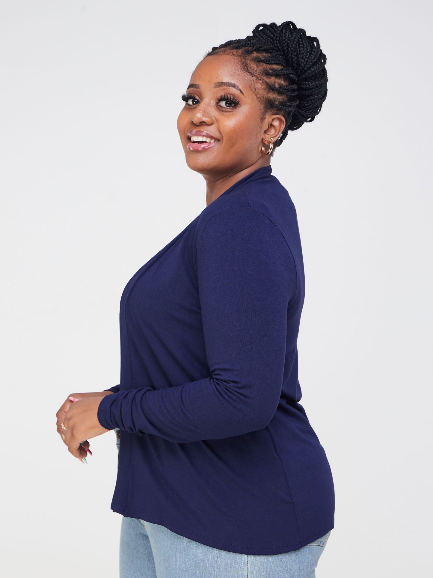Vivo Basic Short Waterfall - Navy Blue