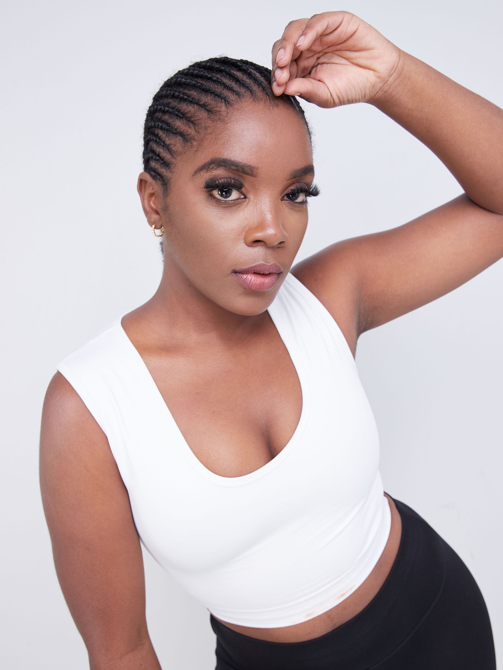 Vivo Fitness Bra Top - White