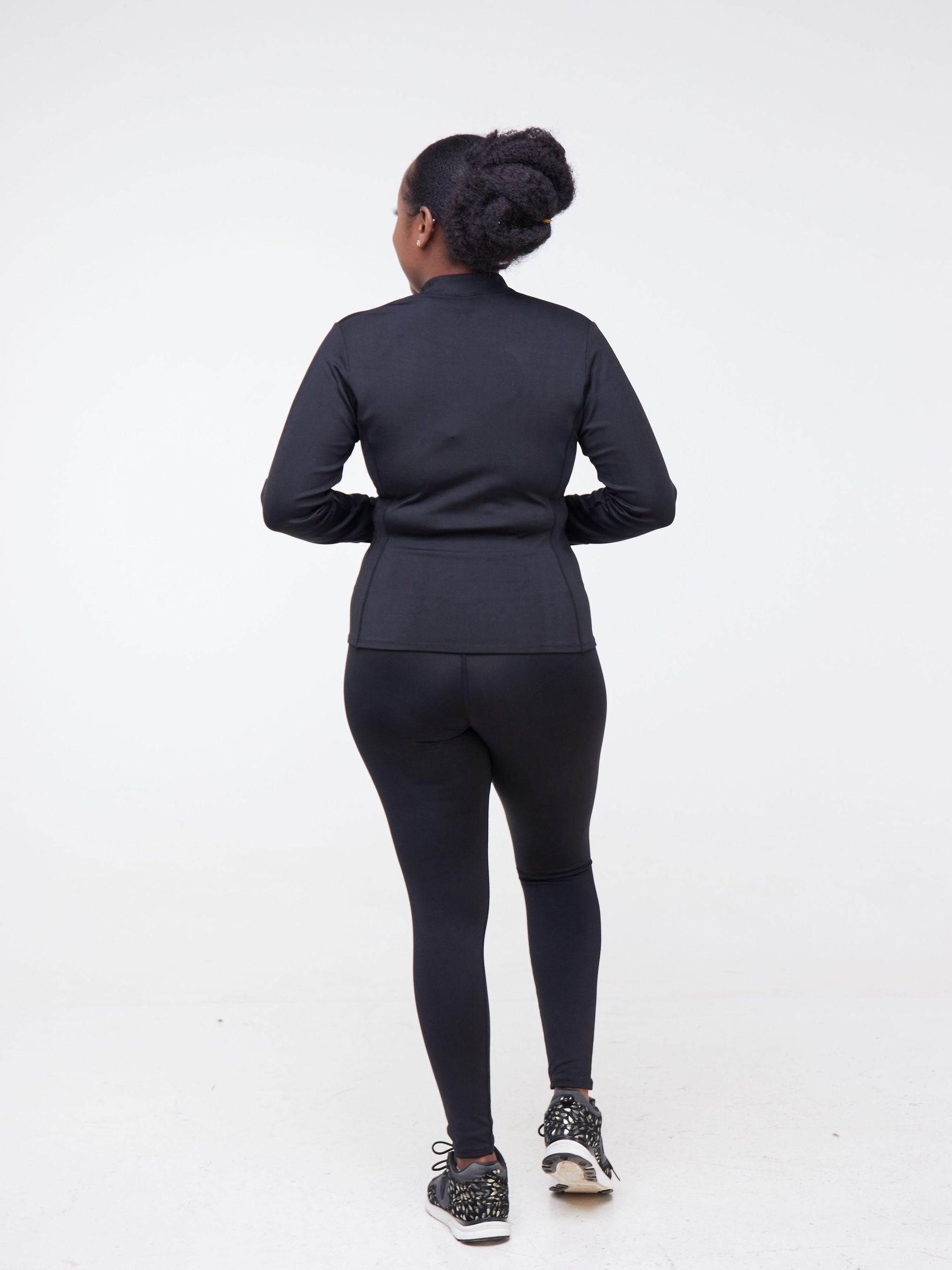 Vivo Fitness Long Sleeve Jacket - Black