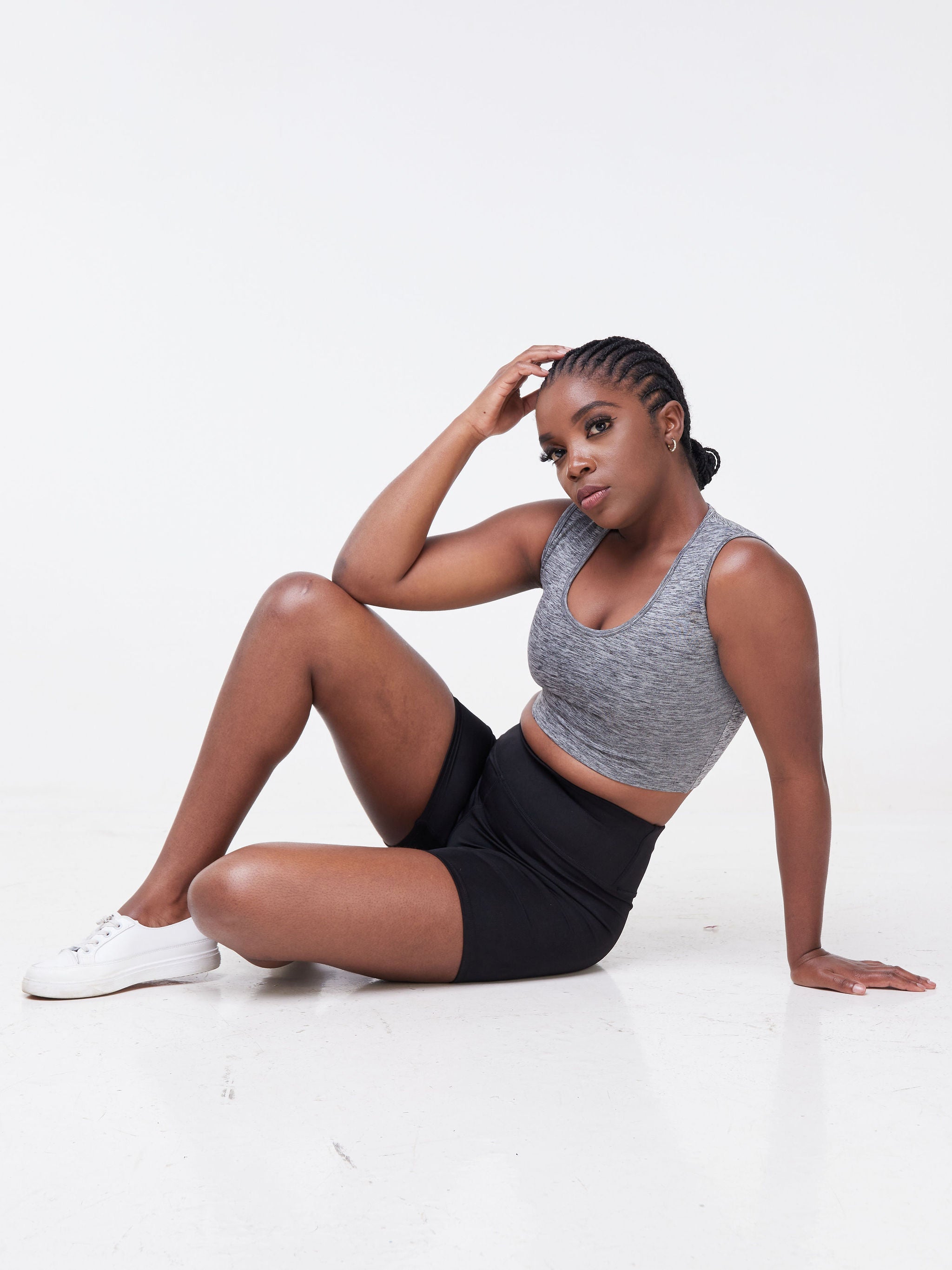 Vivo Fitness Bra Top - Grey