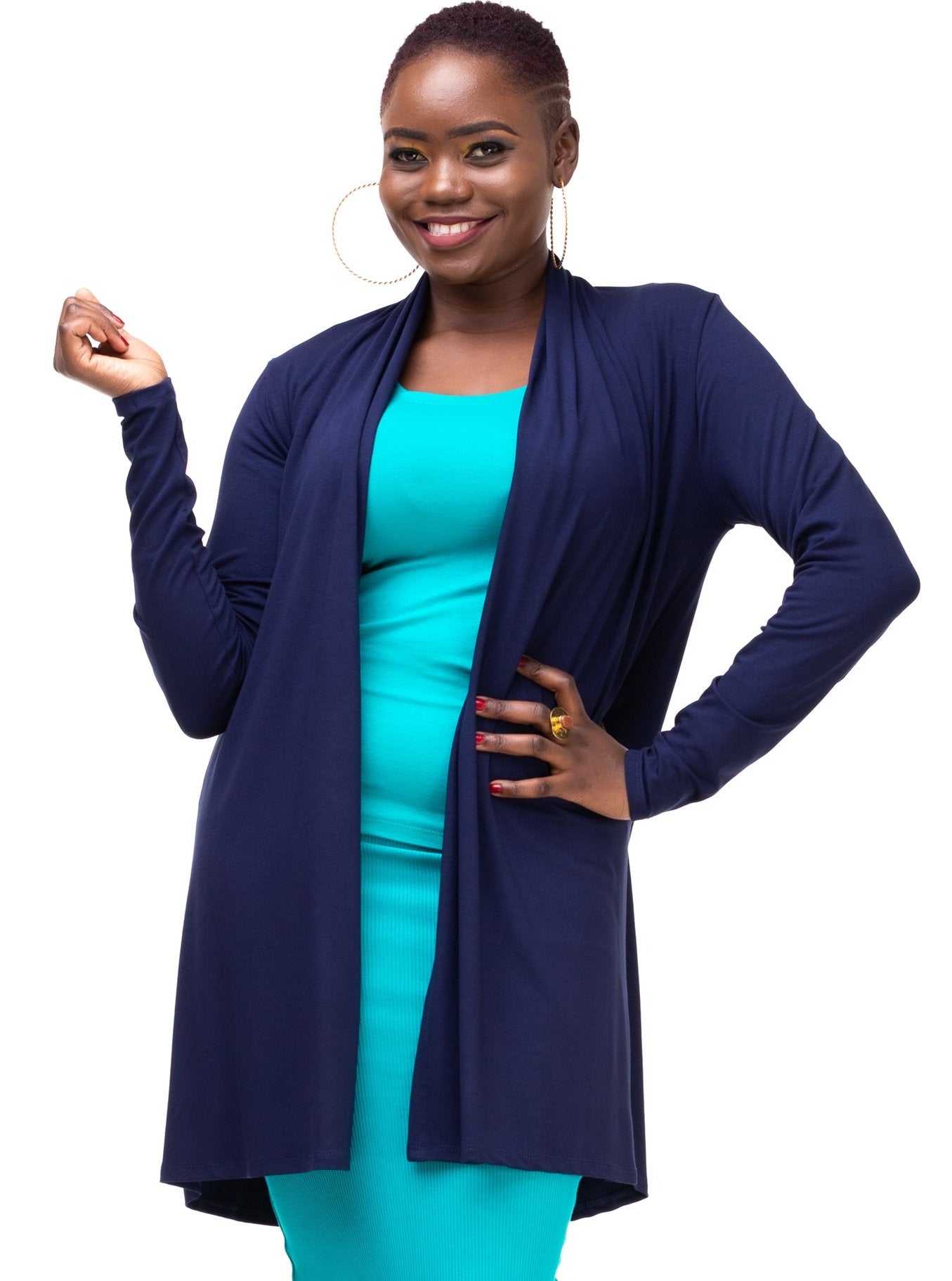 Vivo Basic May Jersey Waterfall - Navy Blue
